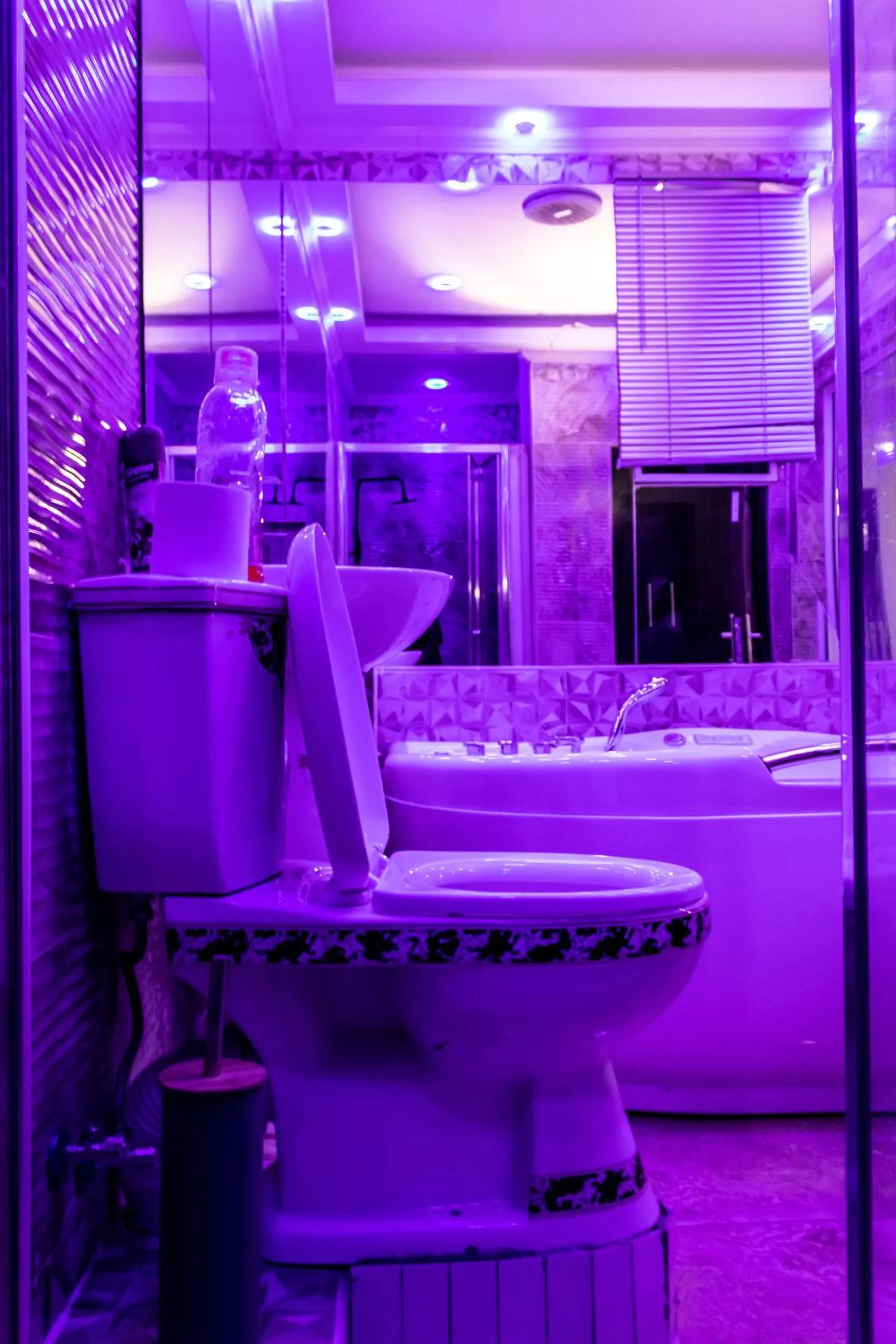 Toilet in Gold Crown International Hotel Johannesburg