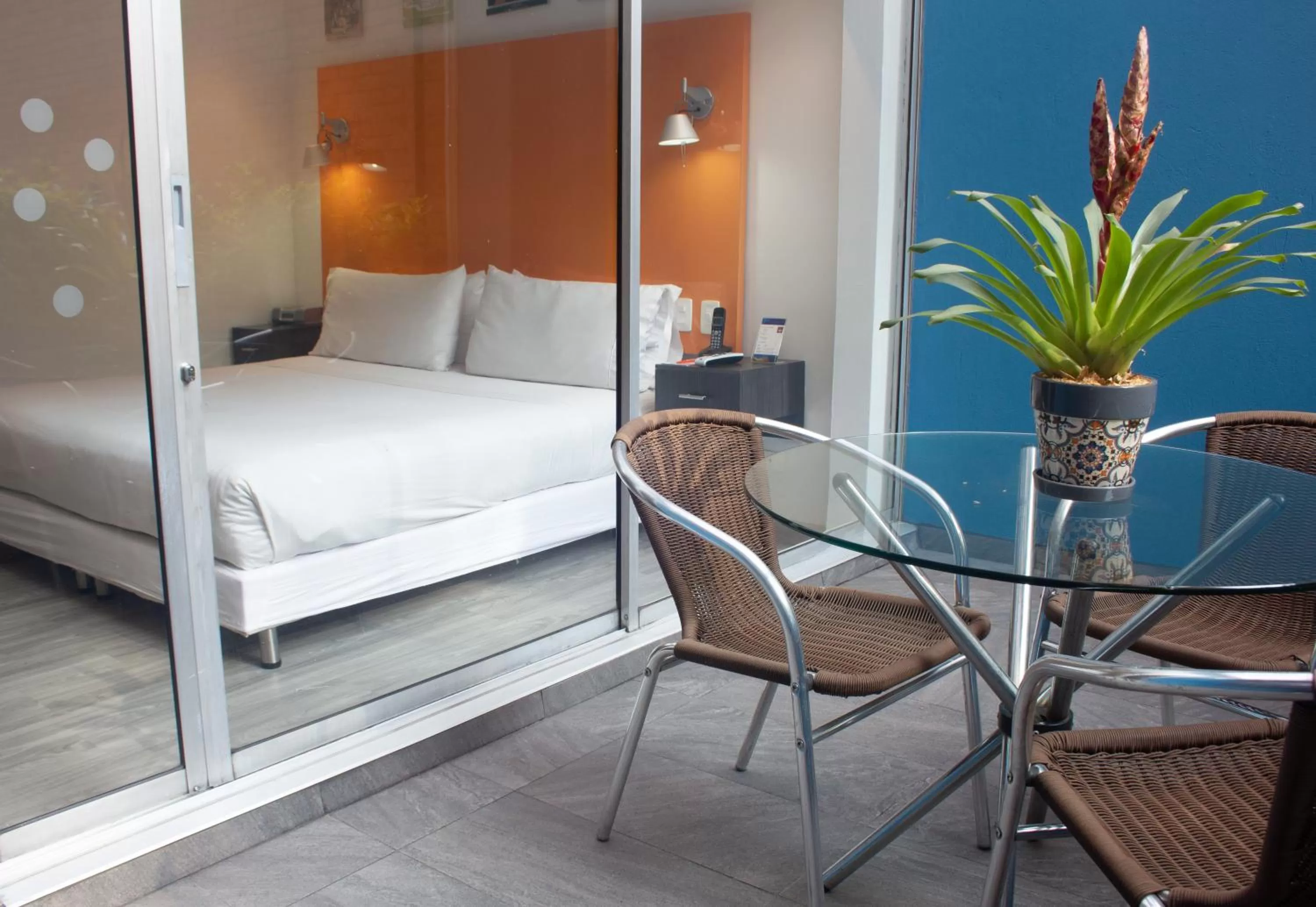 Photo of the whole room, Bed in Hotel 104 Art Suites