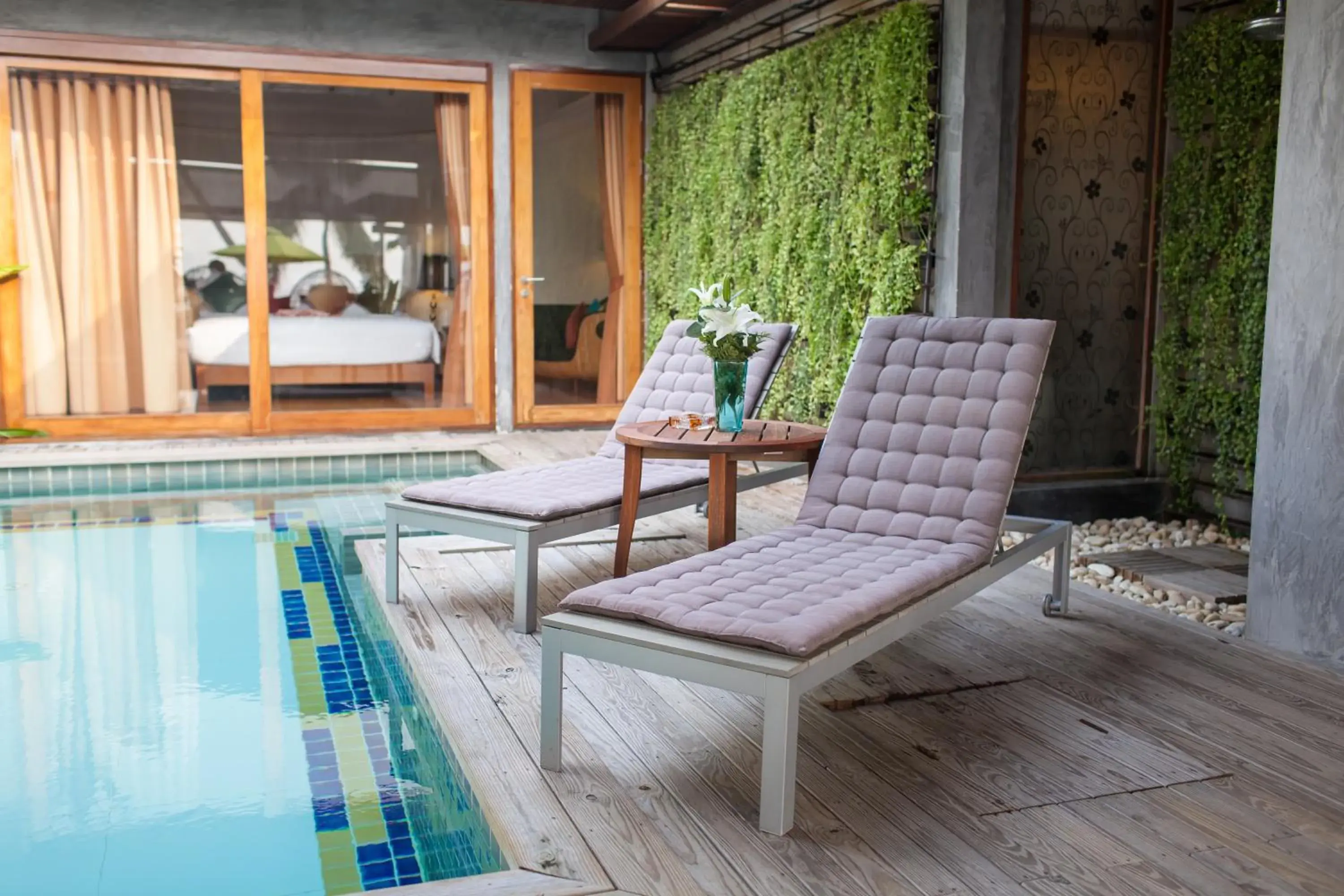 Patio, Swimming Pool in Tango Luxe Beach Villa, Koh Samui - SHA Extra Plus