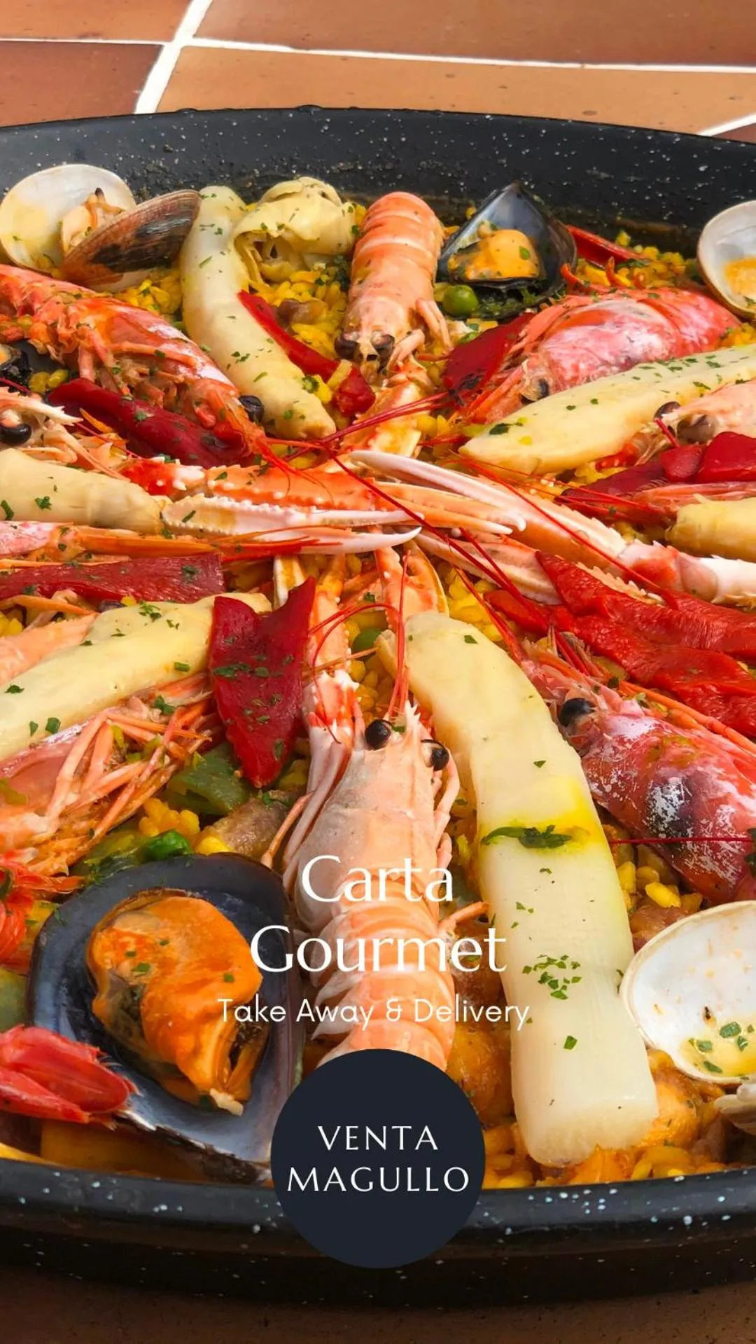 Food and drinks in Hotel Venta Magullo