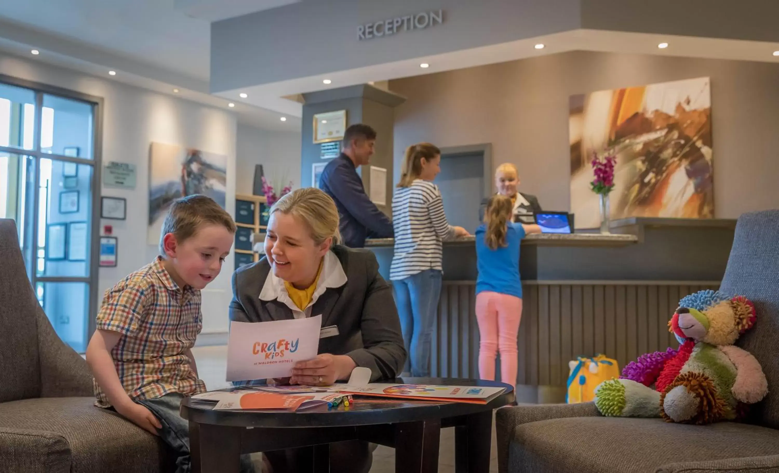 Lobby or reception in Maldron Hotel Wexford