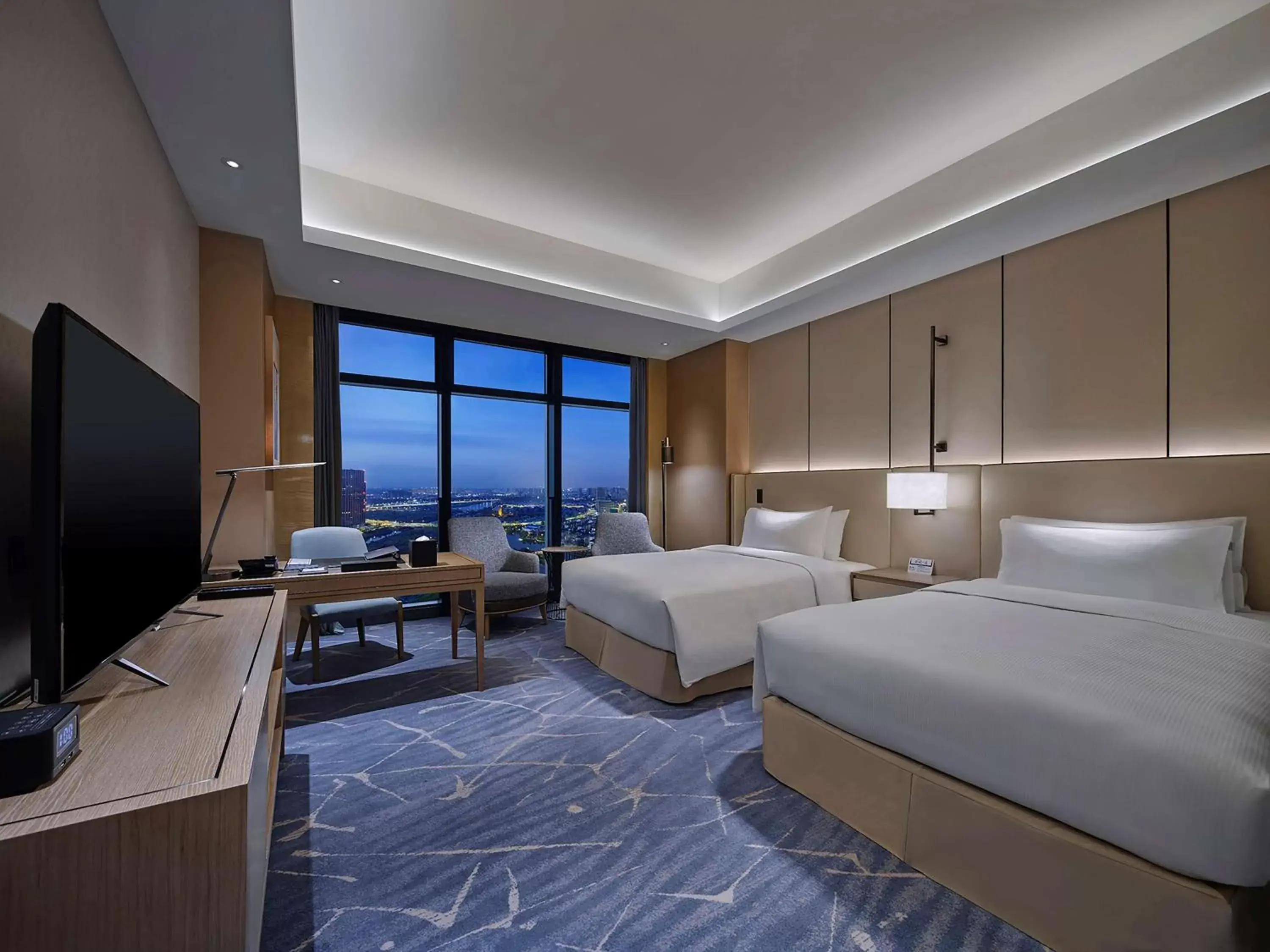 Bed in Hilton Beijing Tongzhou