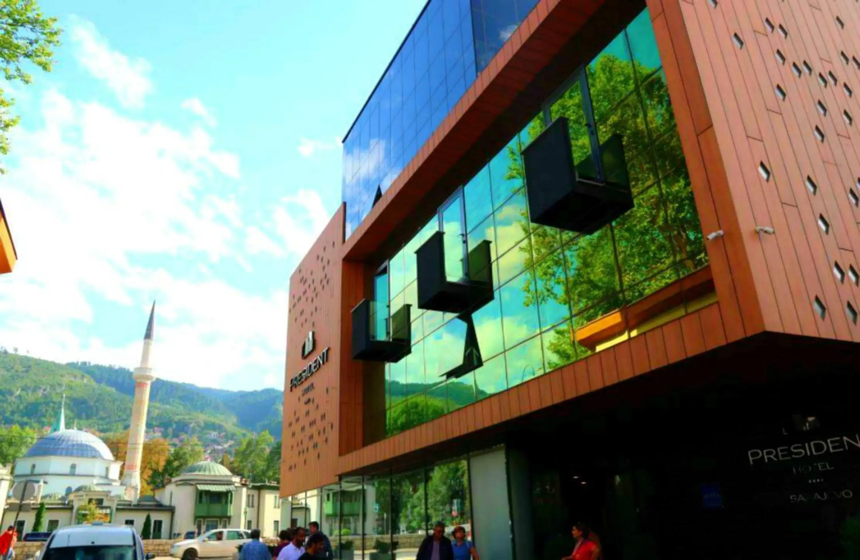 Property building in Hotel President Sarajevo Property building in Hotel President Sarajevo