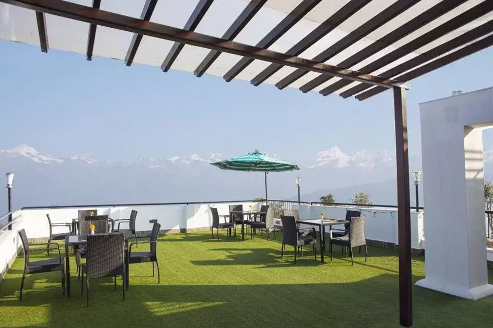 Balcony/Terrace in Hotel Himalayan Villa