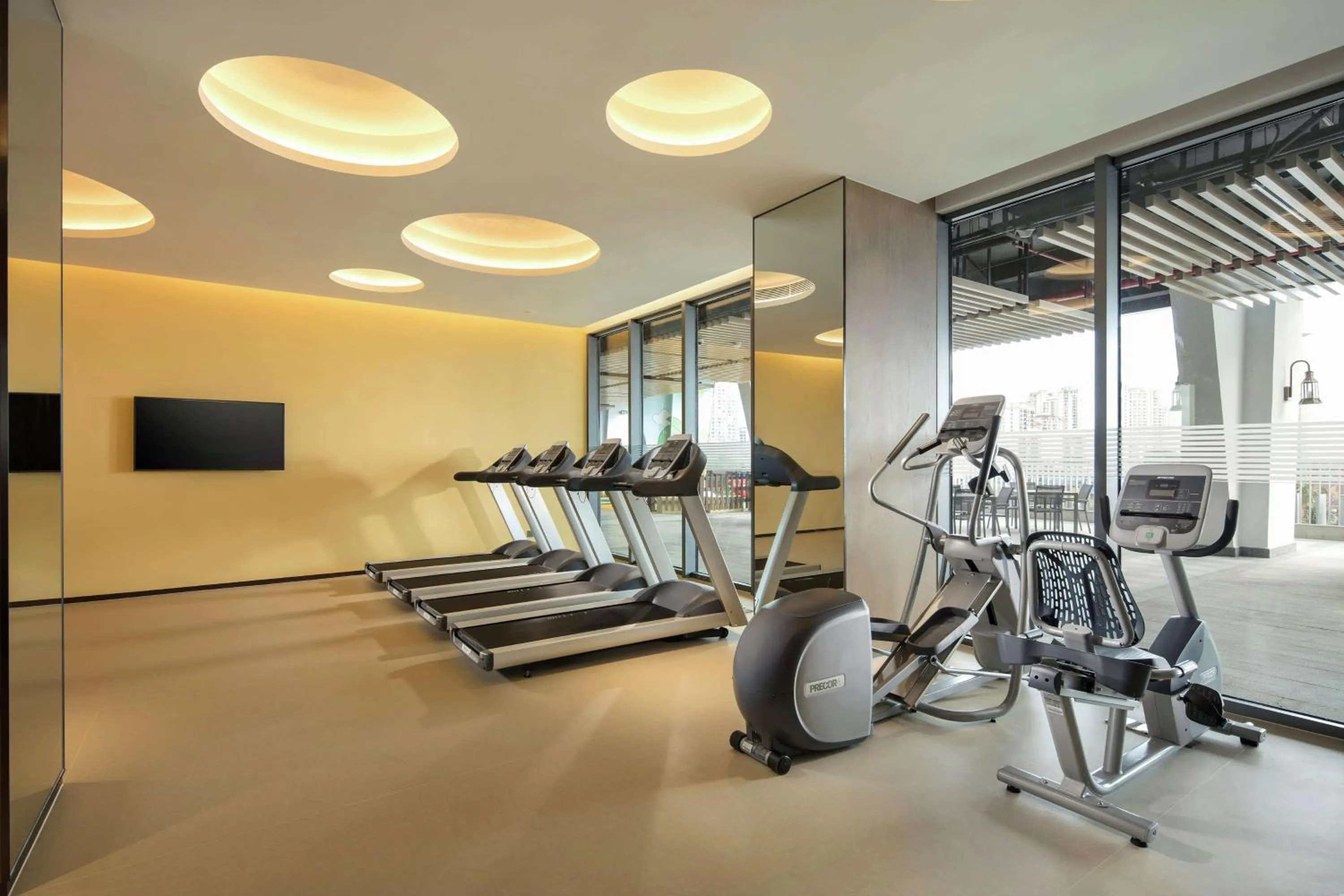 Fitness centre/facilities in Hilton Garden Inn Sanya