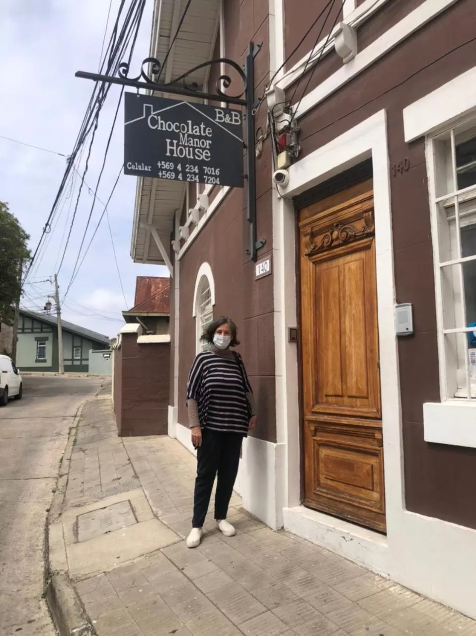 Property building in Chocolate Manor House Hotel Boutique