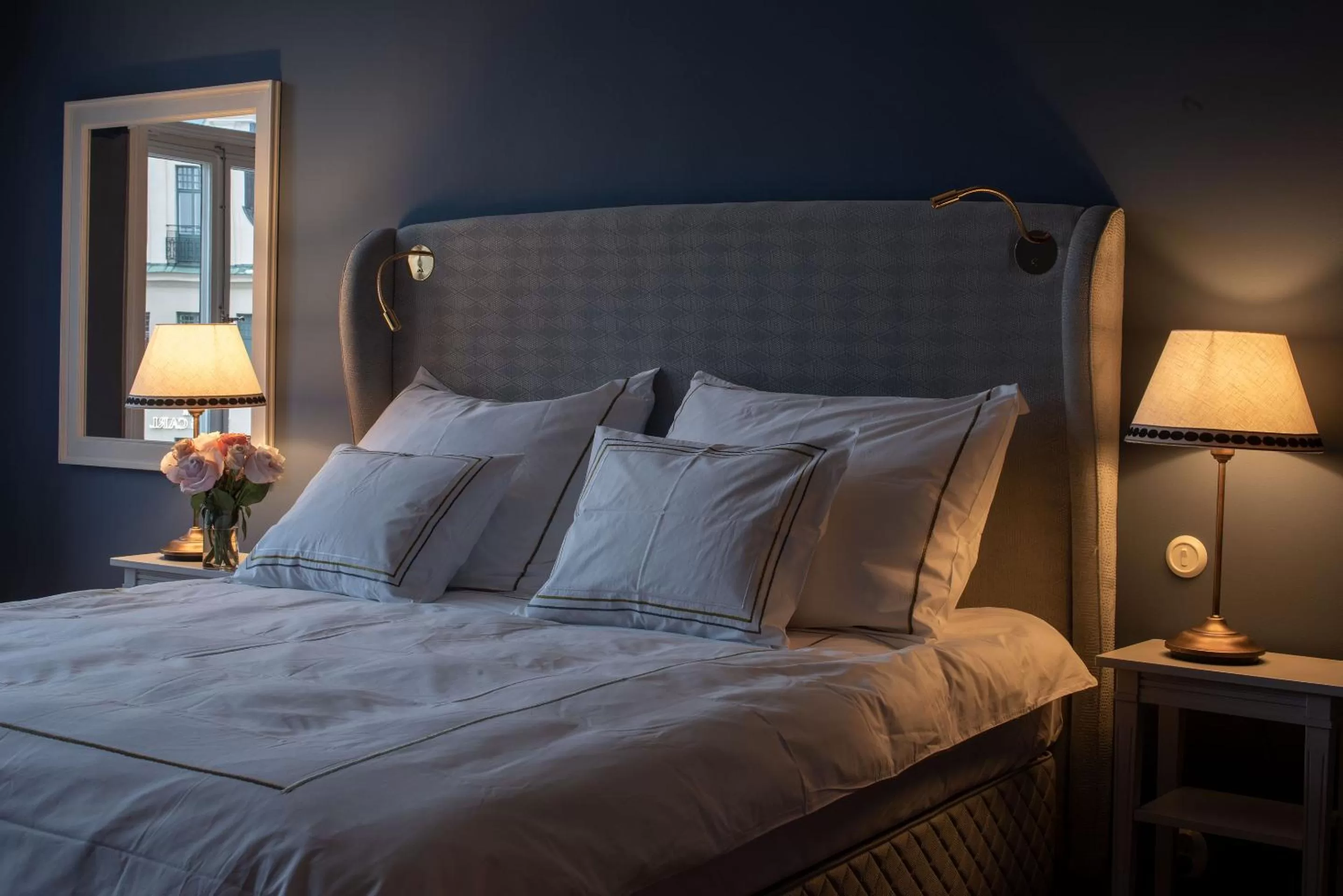 Bed in The Sparrow Hotel