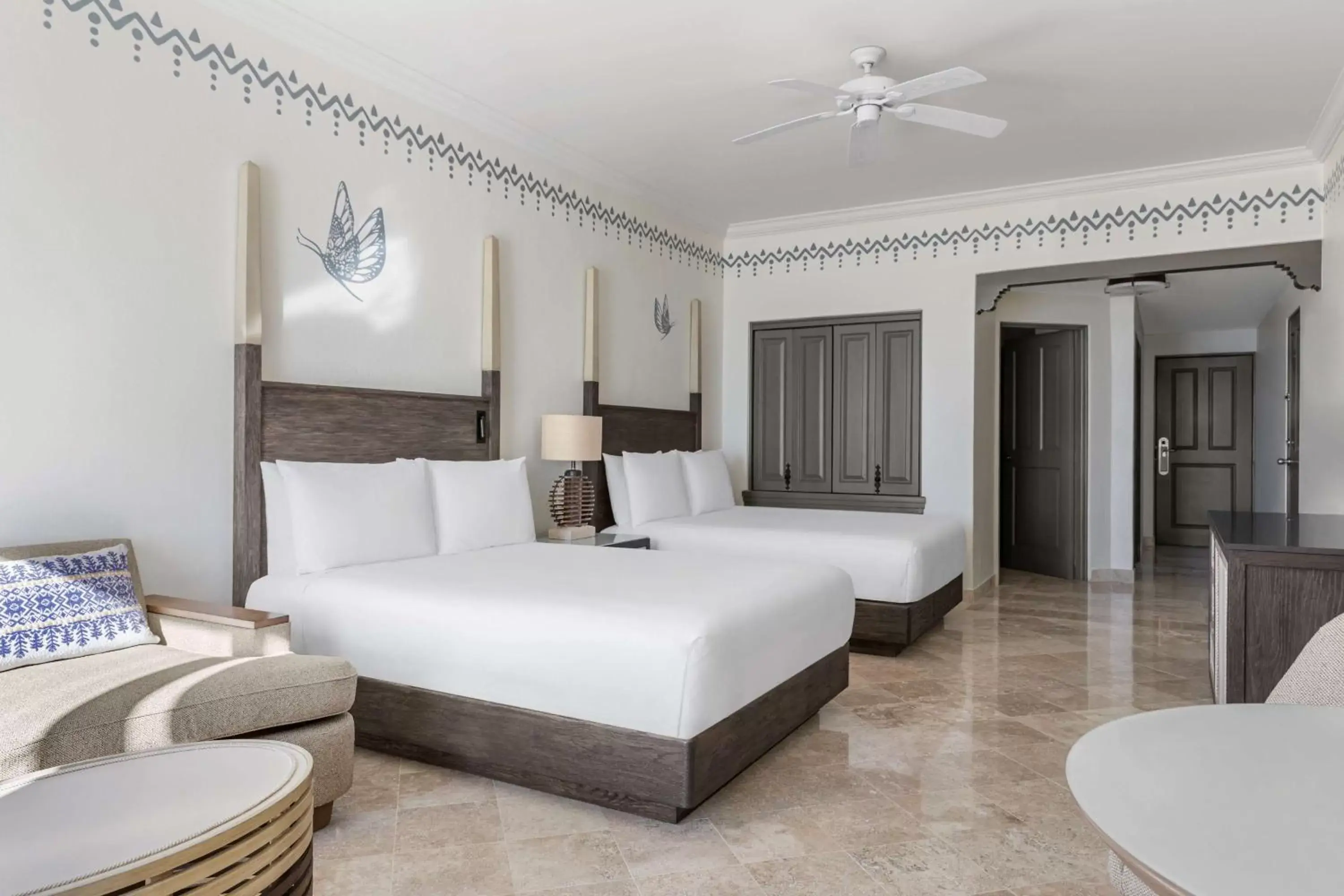Bed in Hilton Los Cabos