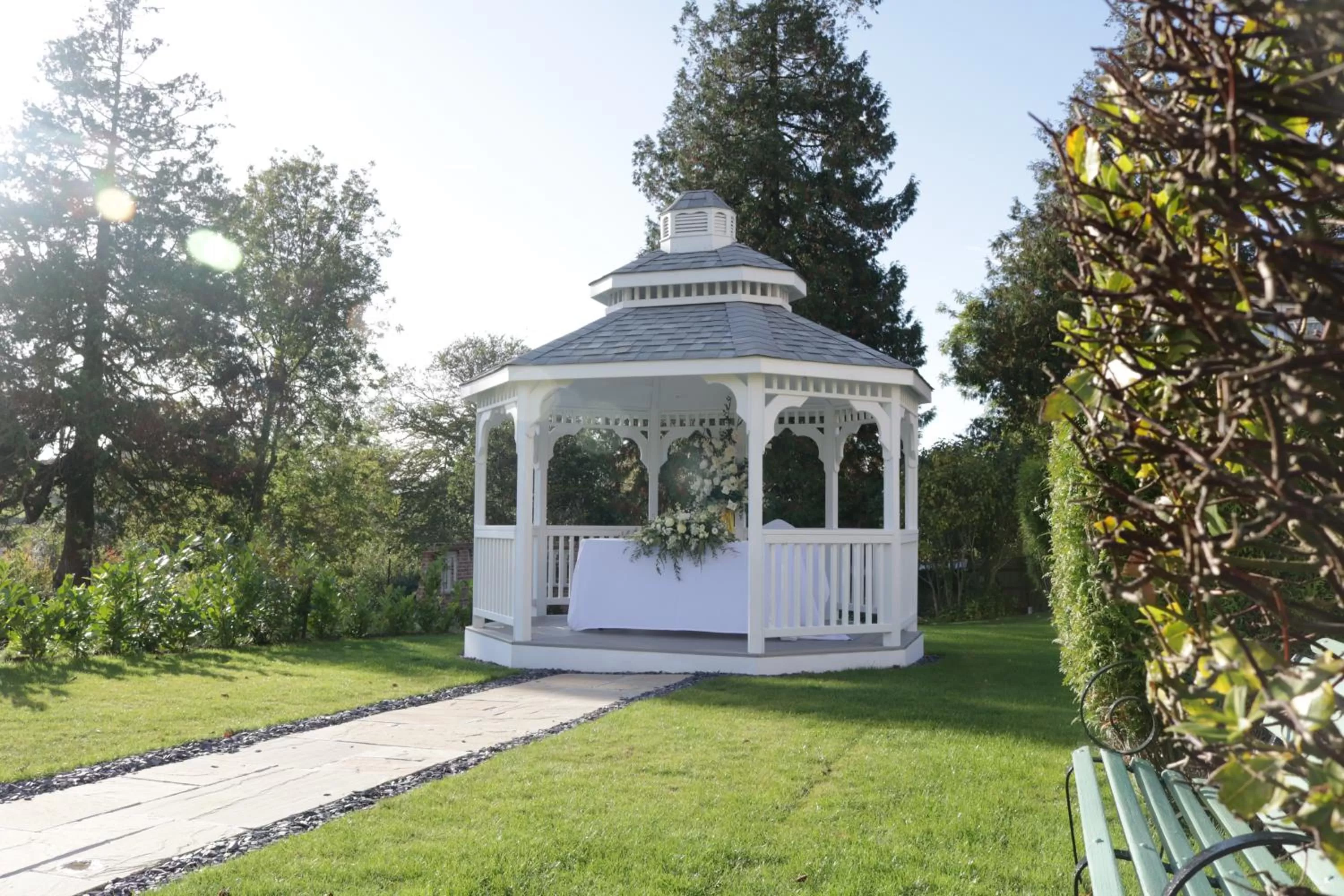 Garden in The Shrubbery Hotel, Ilminster