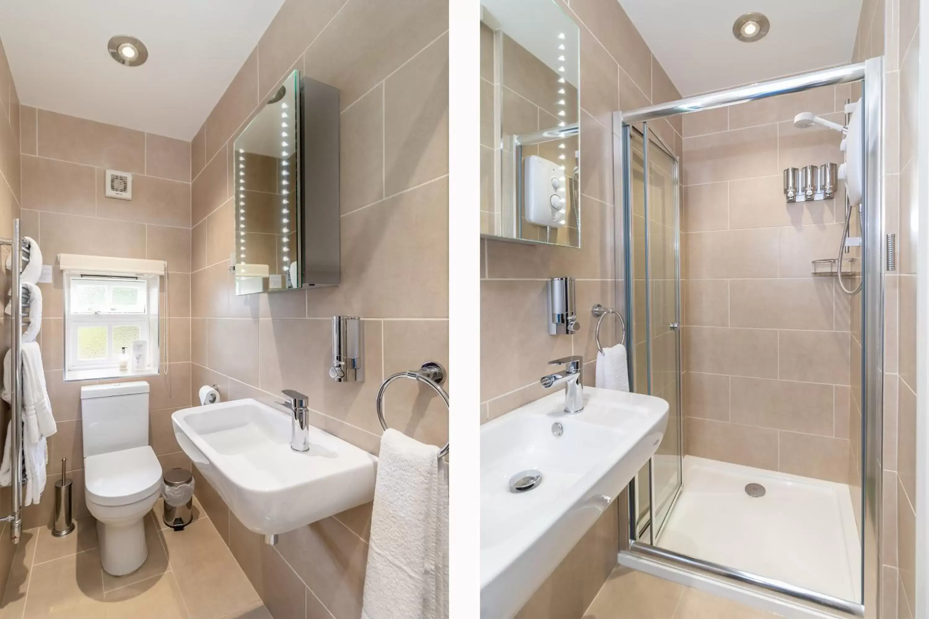 Bedroom, Bathroom in stilworth house