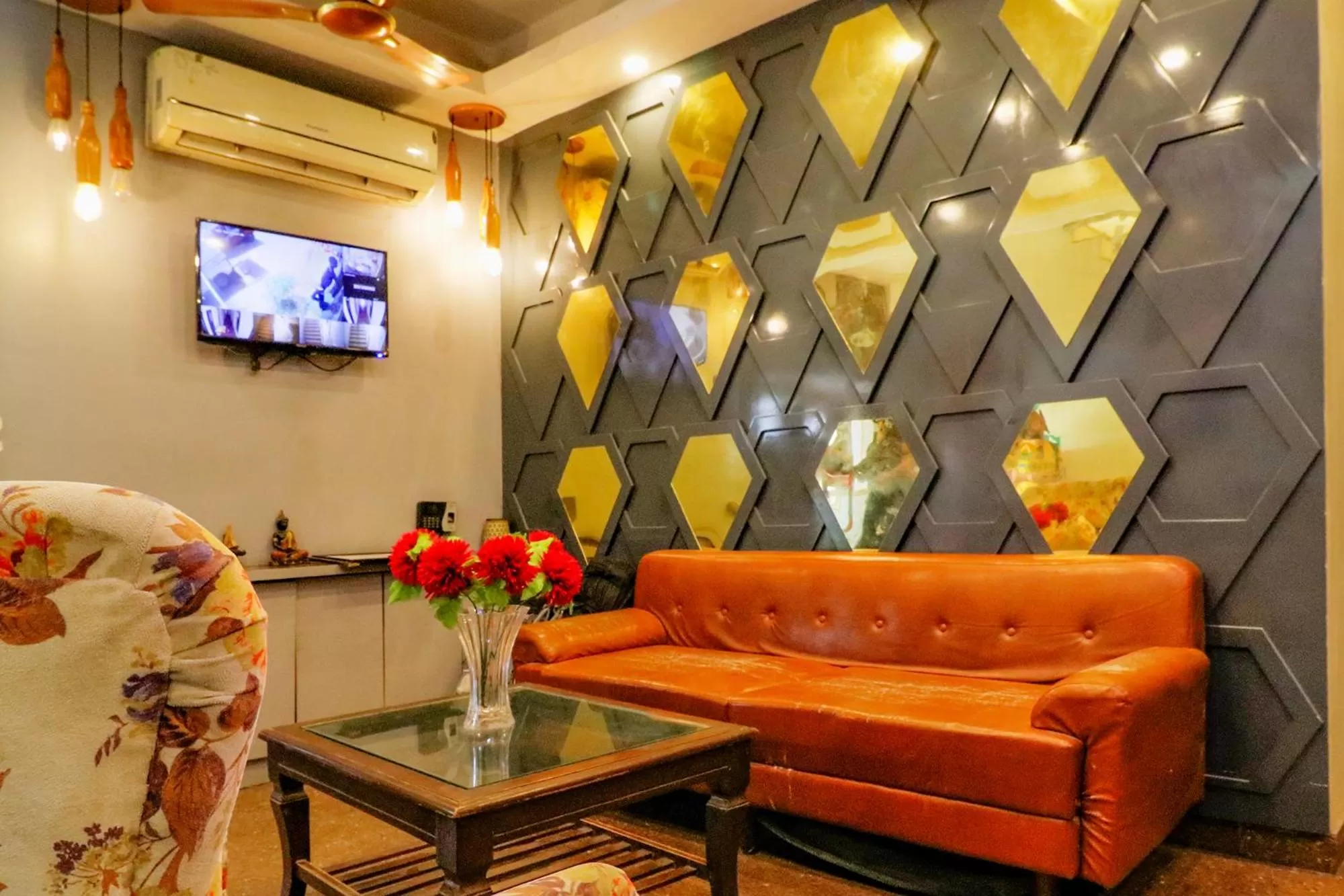 Seating Area in Staybook - Hotel City Stories - By Aira Xing, Paharganj, New Delhi