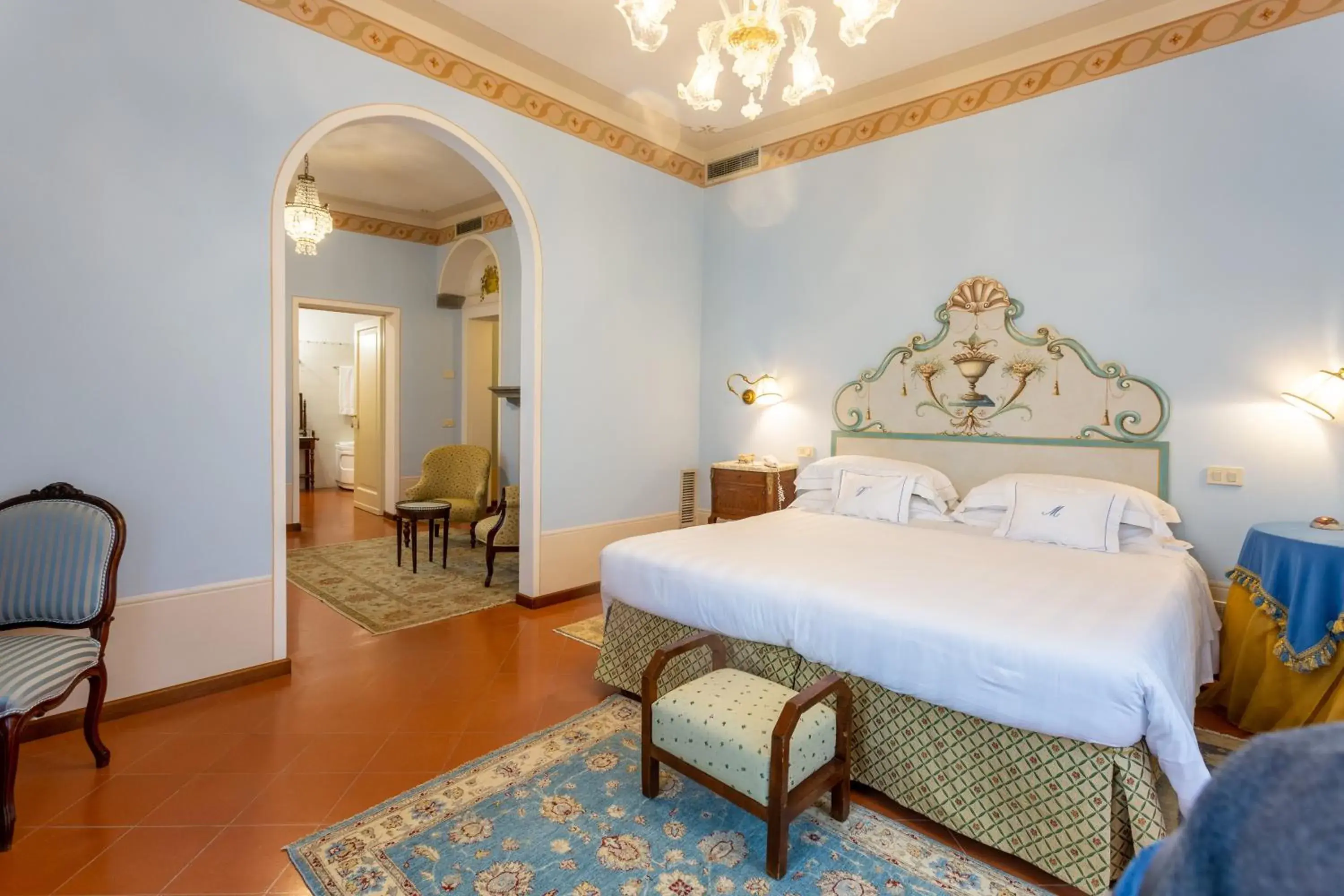 Property building, Bed in Hotel Villa Marsili