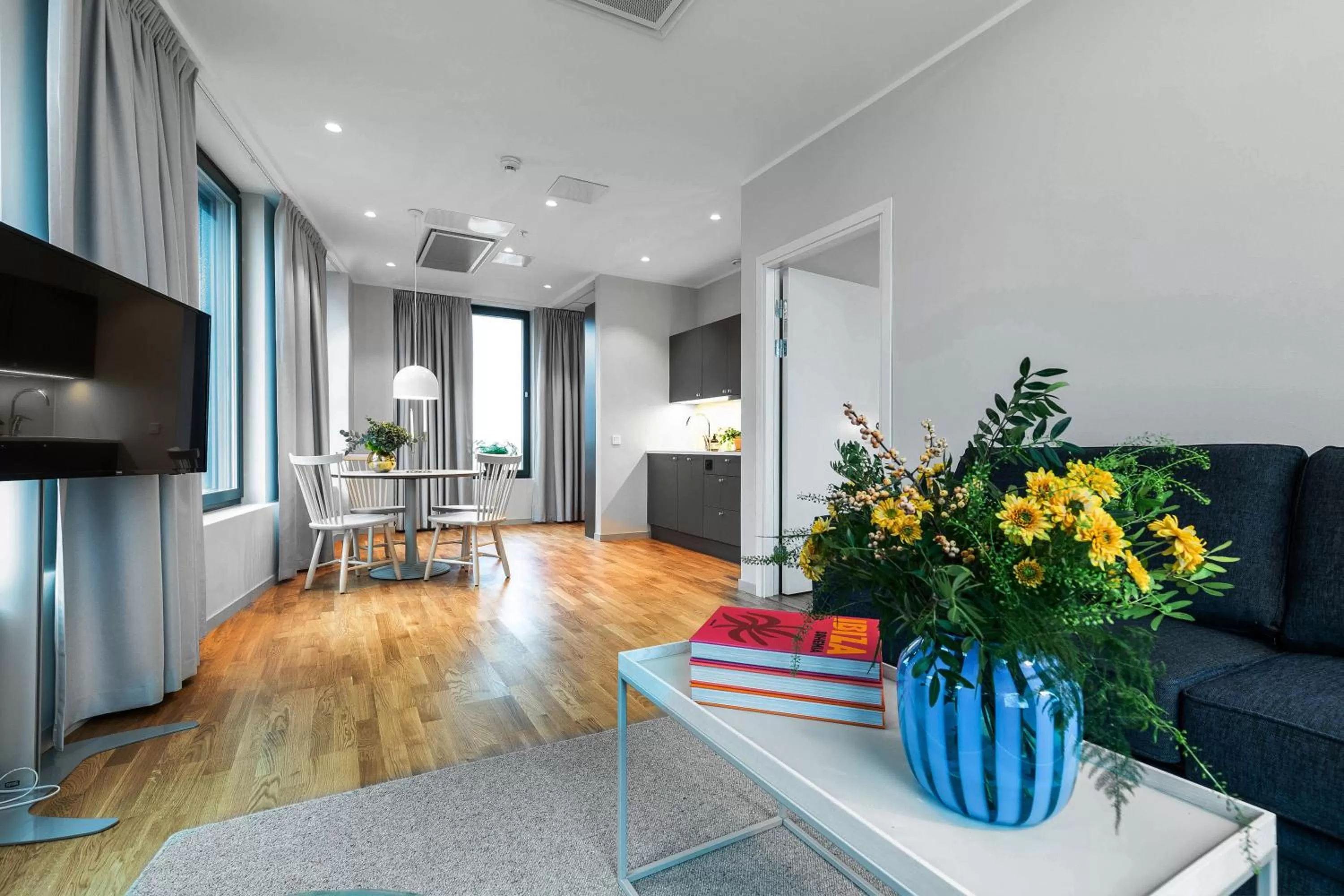 TV and multimedia in Biz Apartment Bromma