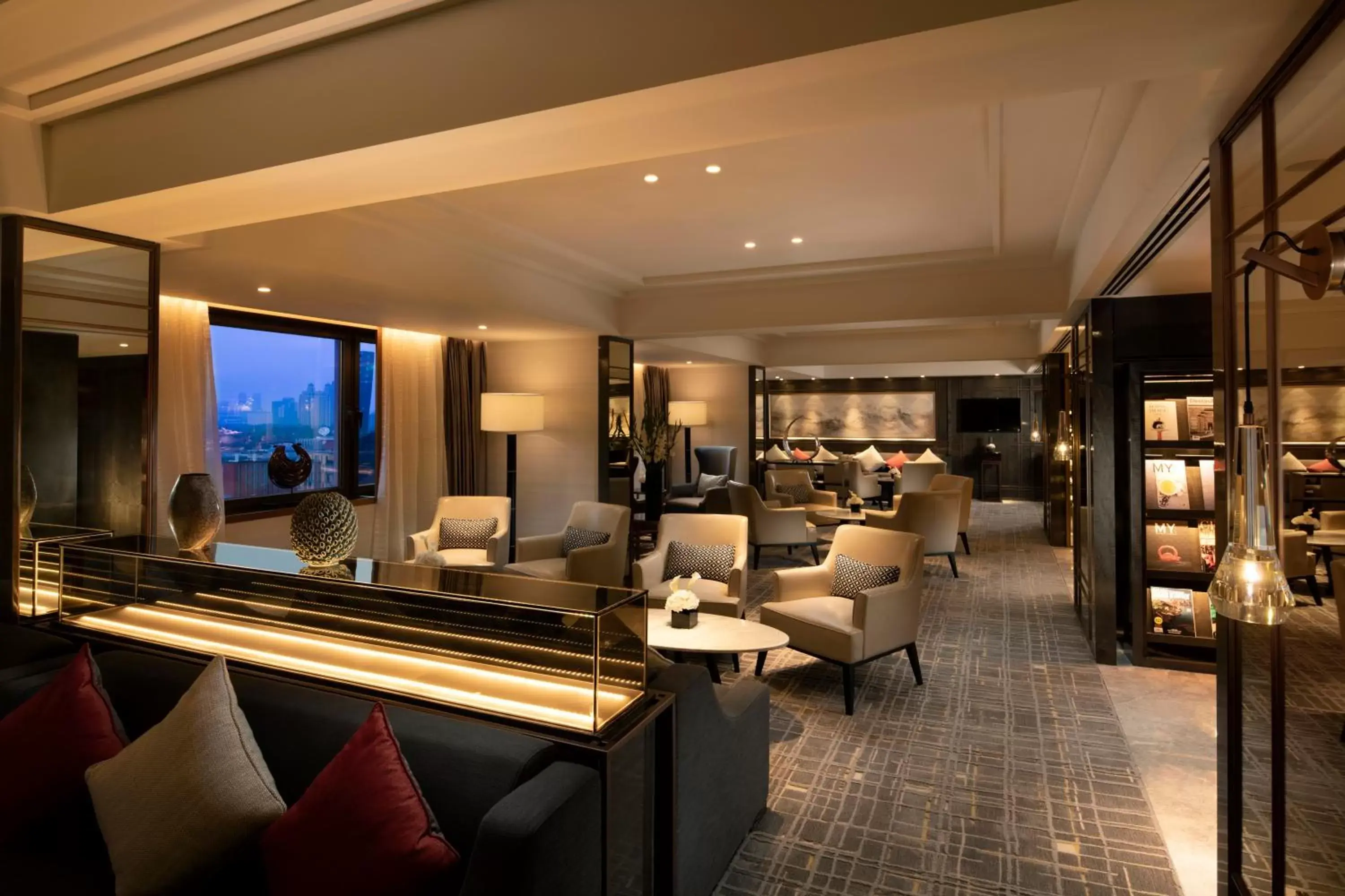 Lounge or bar, Seating Area in Kempinski Hotel Beijing Yansha Center