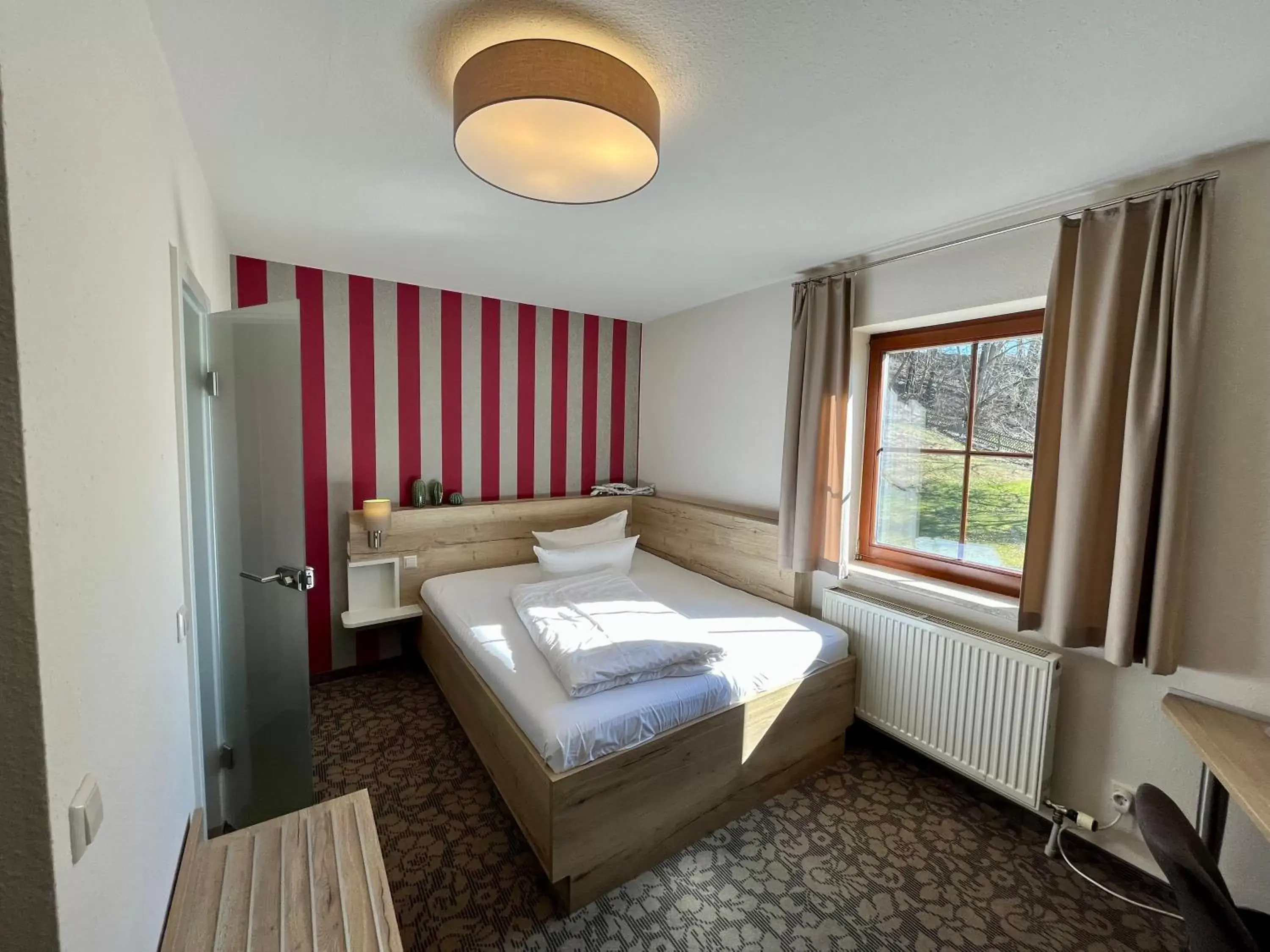 Photo of the whole room, Bed in Hotel in der Mühle