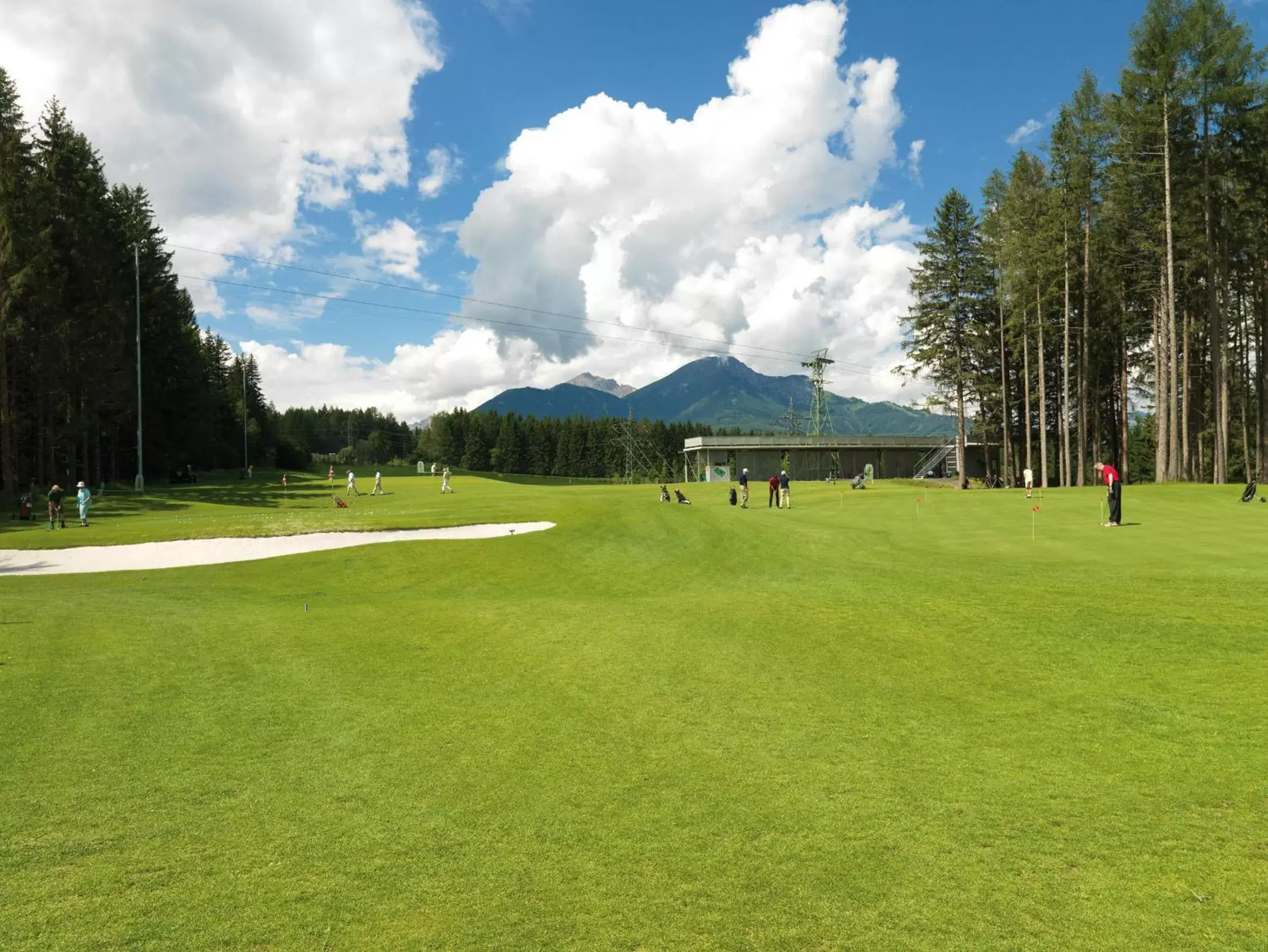 Golfcourse in Sporthotel Igls