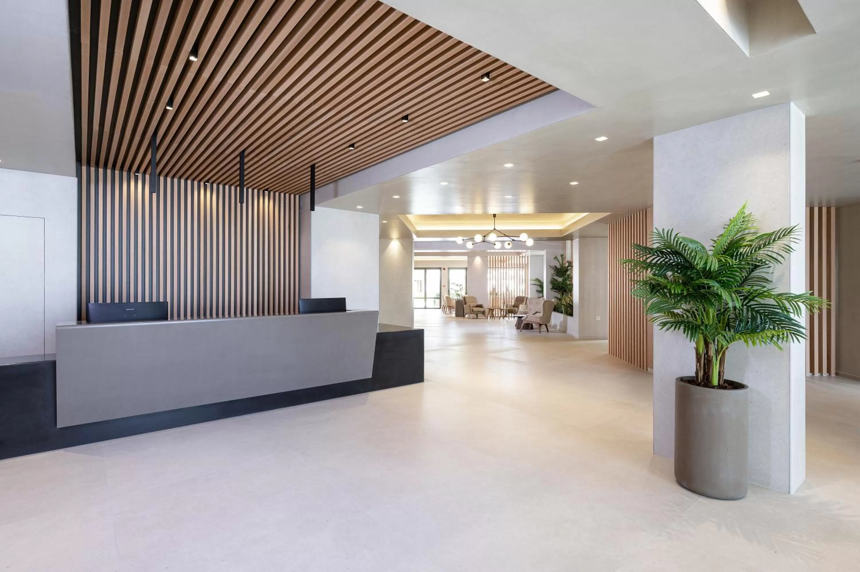 Lobby or reception in Apollon Hotel