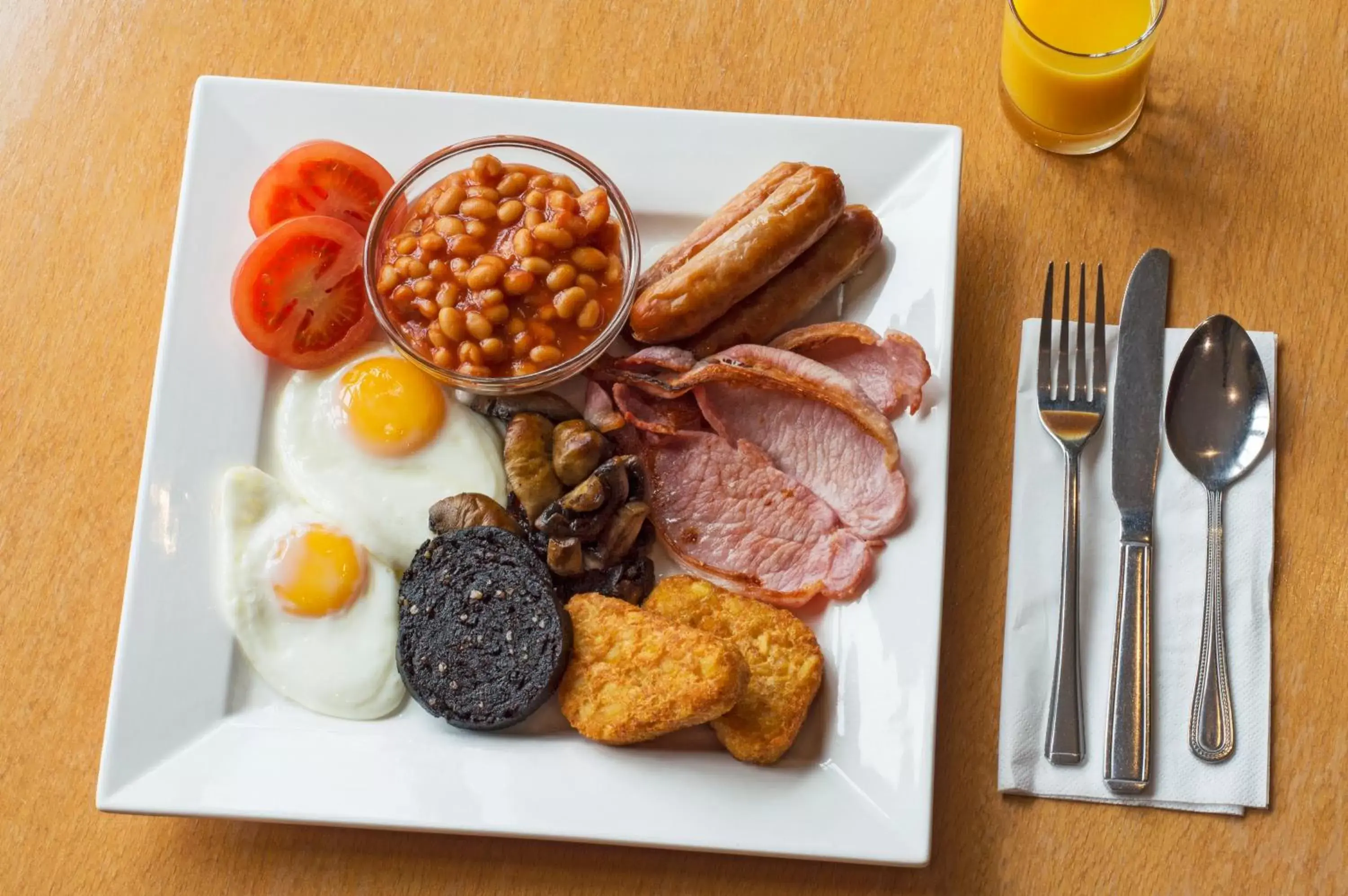 Food close-up in Britannia Hotel Bolton