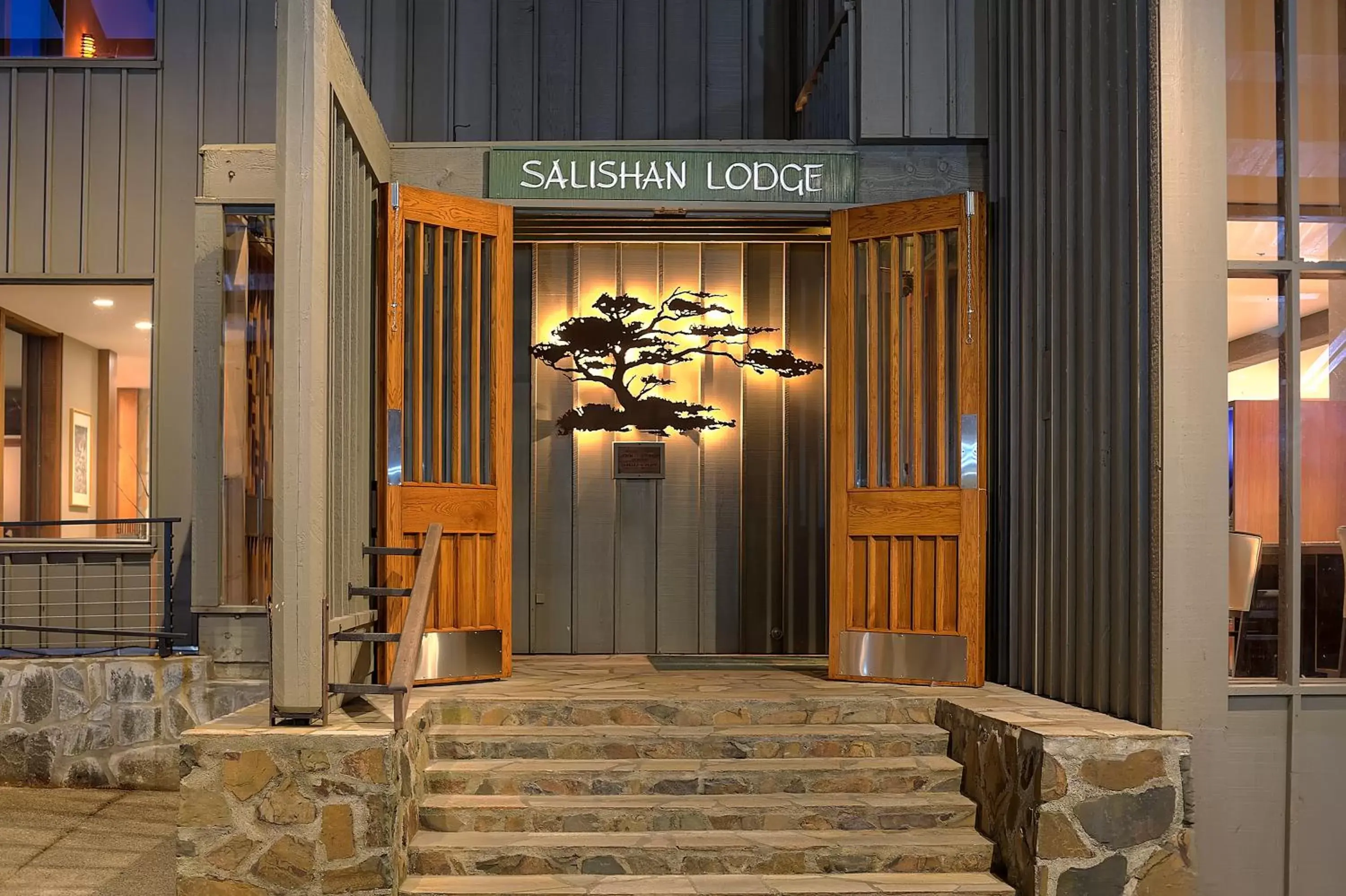 Facade/Entrance in Salishan Coastal Lodge