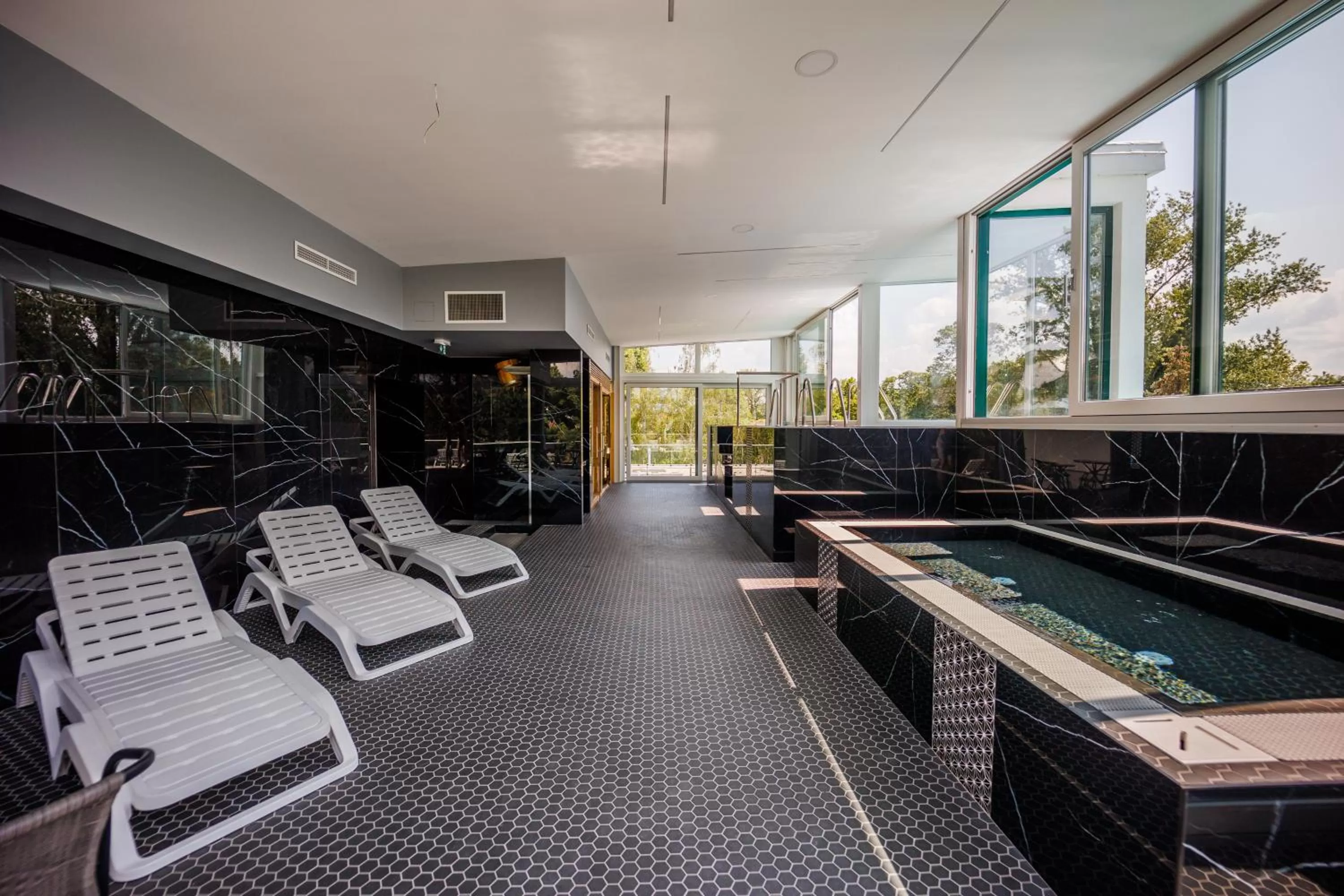 Swimming Pool in Villa Bauhaus Wellness Apart-Hotel