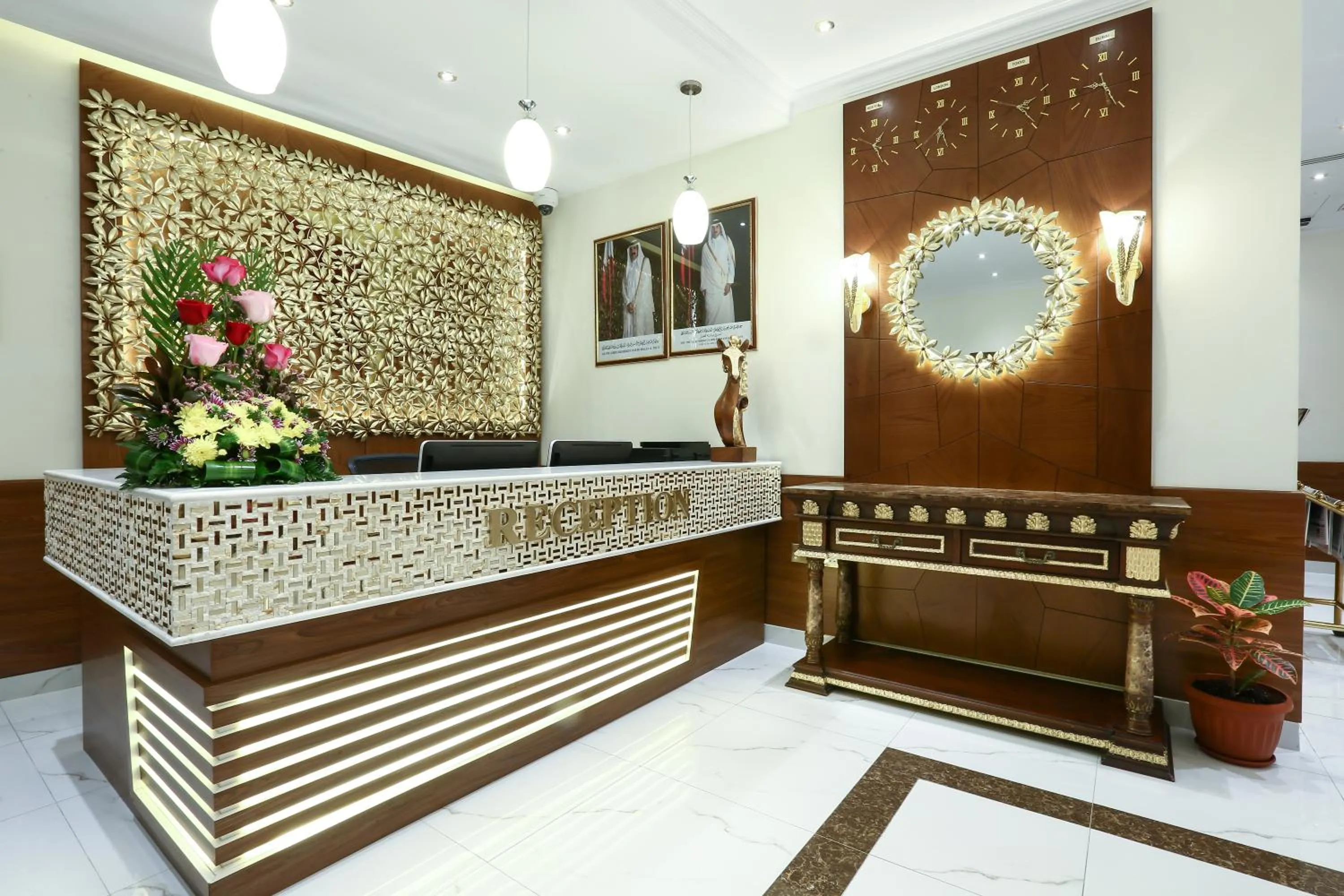 Lobby or reception in La Villa Suites Hotel