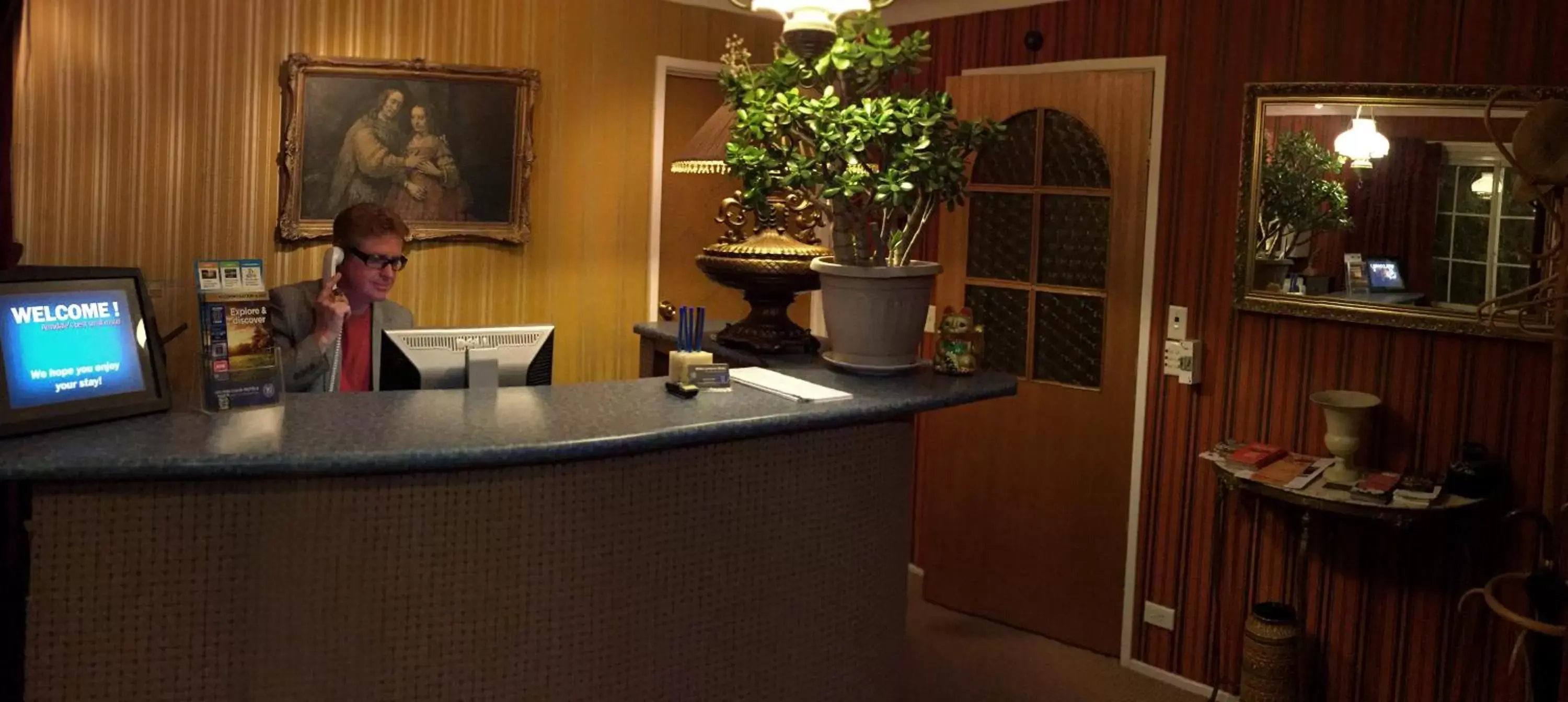 Lobby or reception in White Lanterns Motel Lobby or reception in White Lanterns Motel