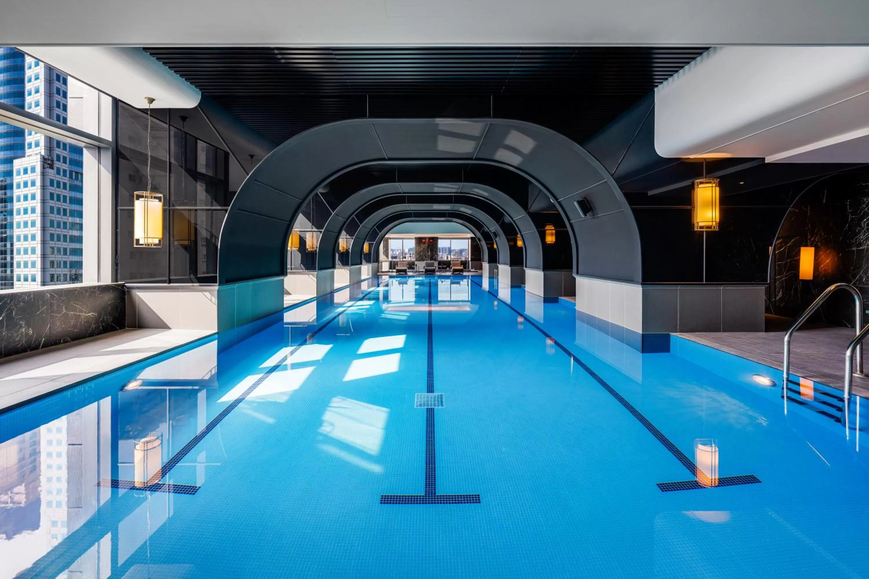 Swimming pool in InterContinental Kaohsiung by IHG