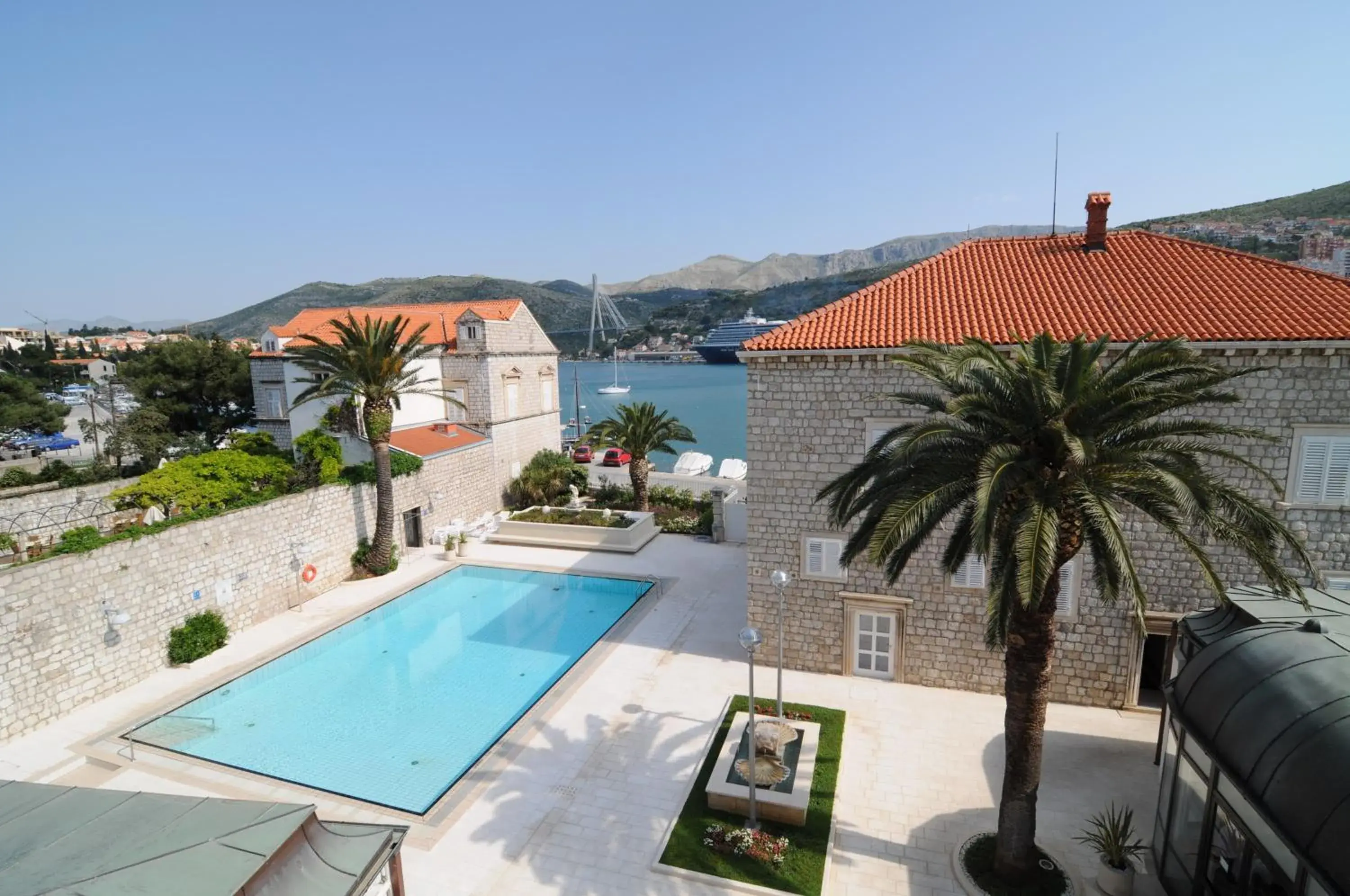 View (from property/room), Pool View in Hotel Lapad