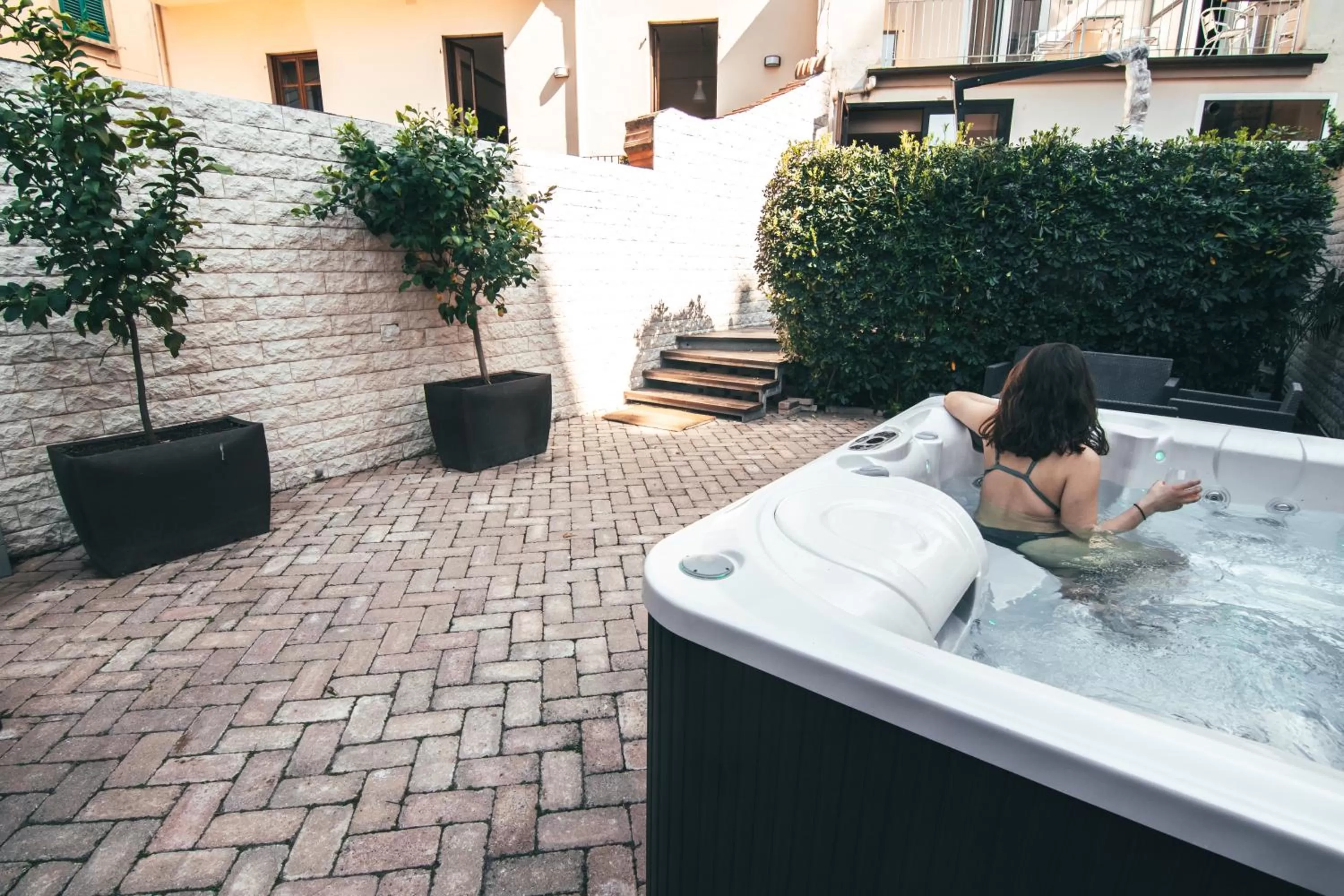 Patio in Hotel Orcagna