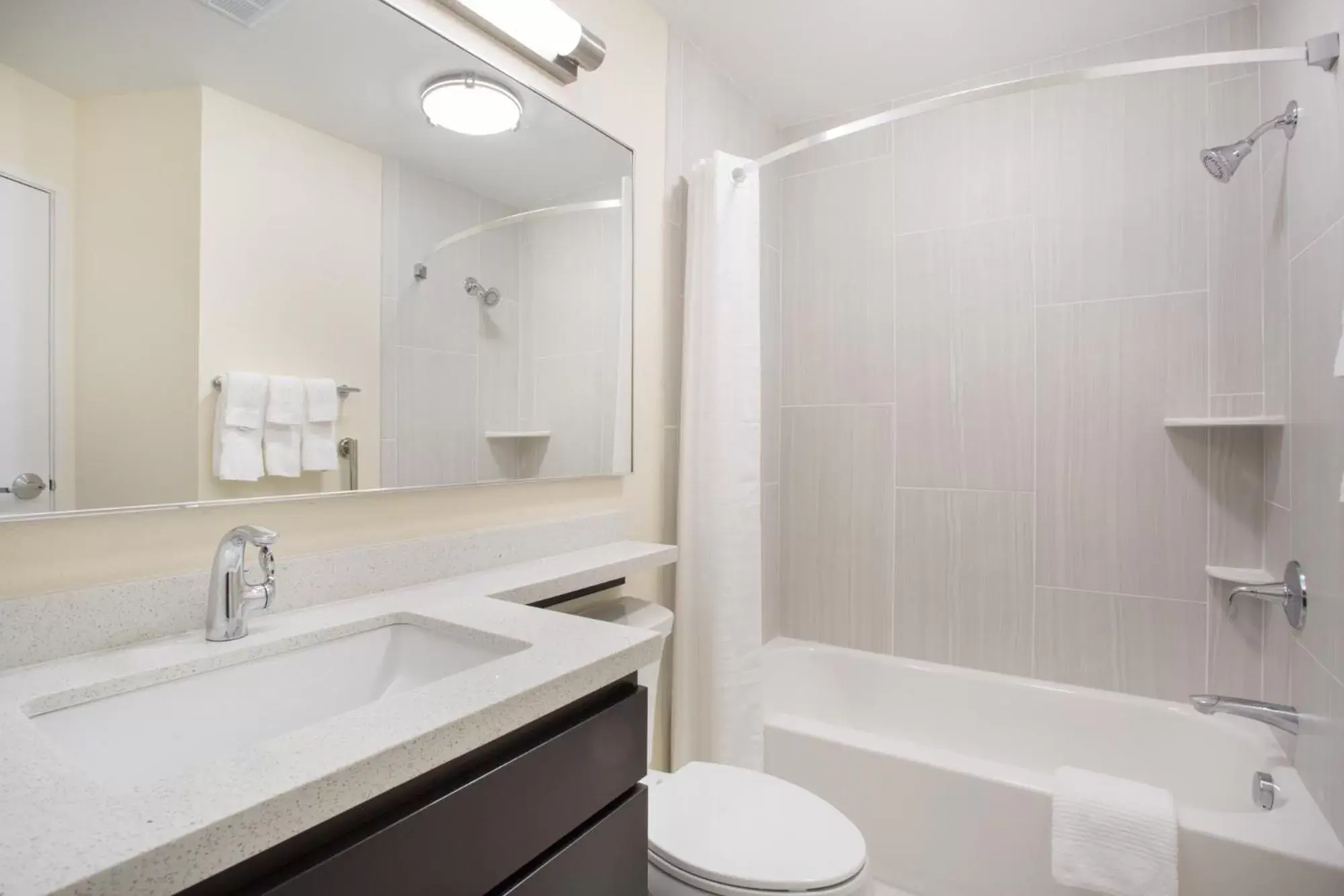 Bathroom in Candlewood Suites Longmont, an IHG Hotel