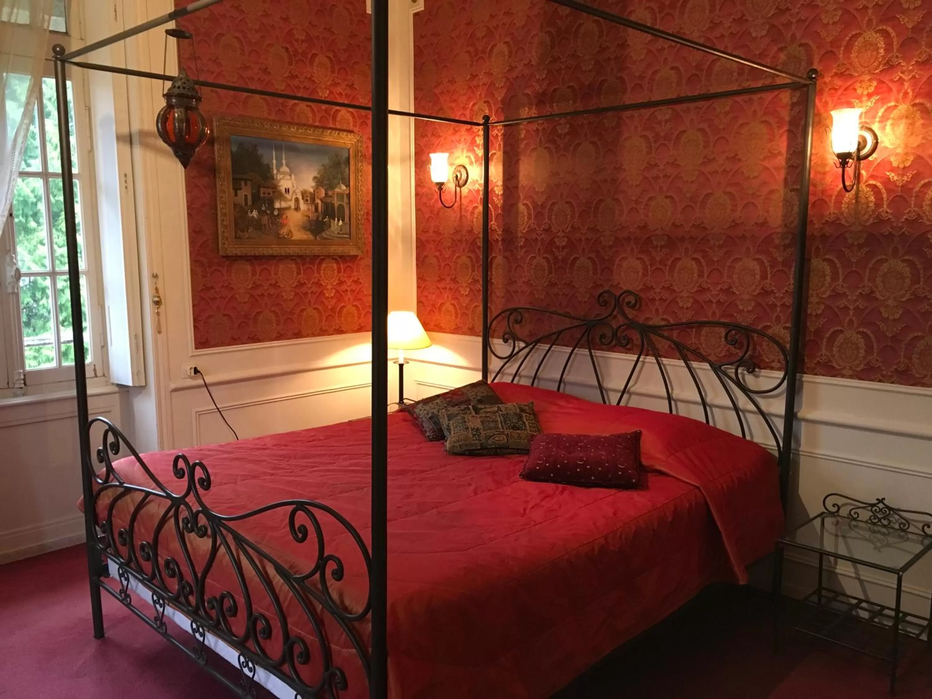 Bed in Chambres d'hôtes Manoir Ker-Huella