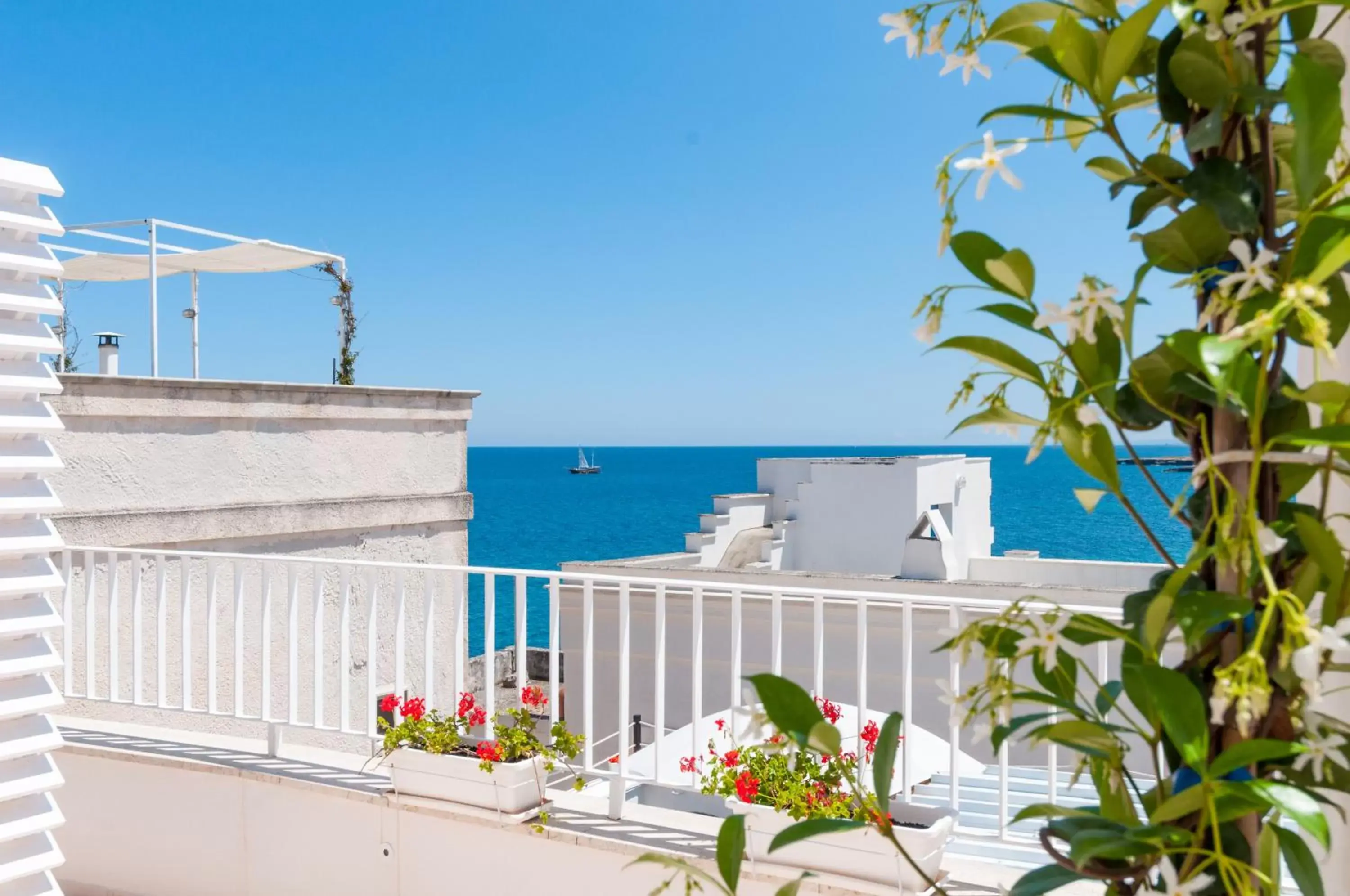 Balcony/Terrace, Sea View in Carpe Diem B&B e Case Vacanza