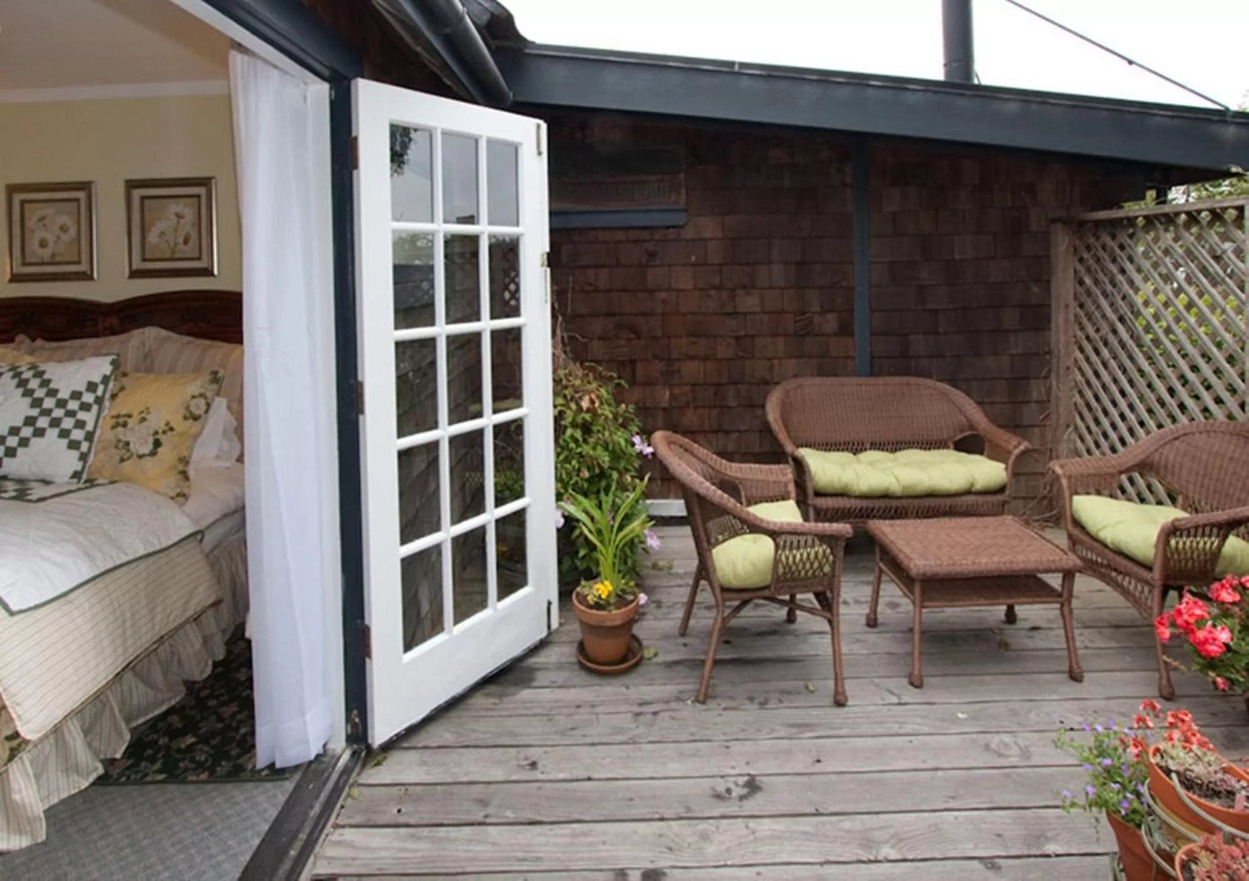 Balcony/Terrace in Headlands Inn Bed and Breakfast