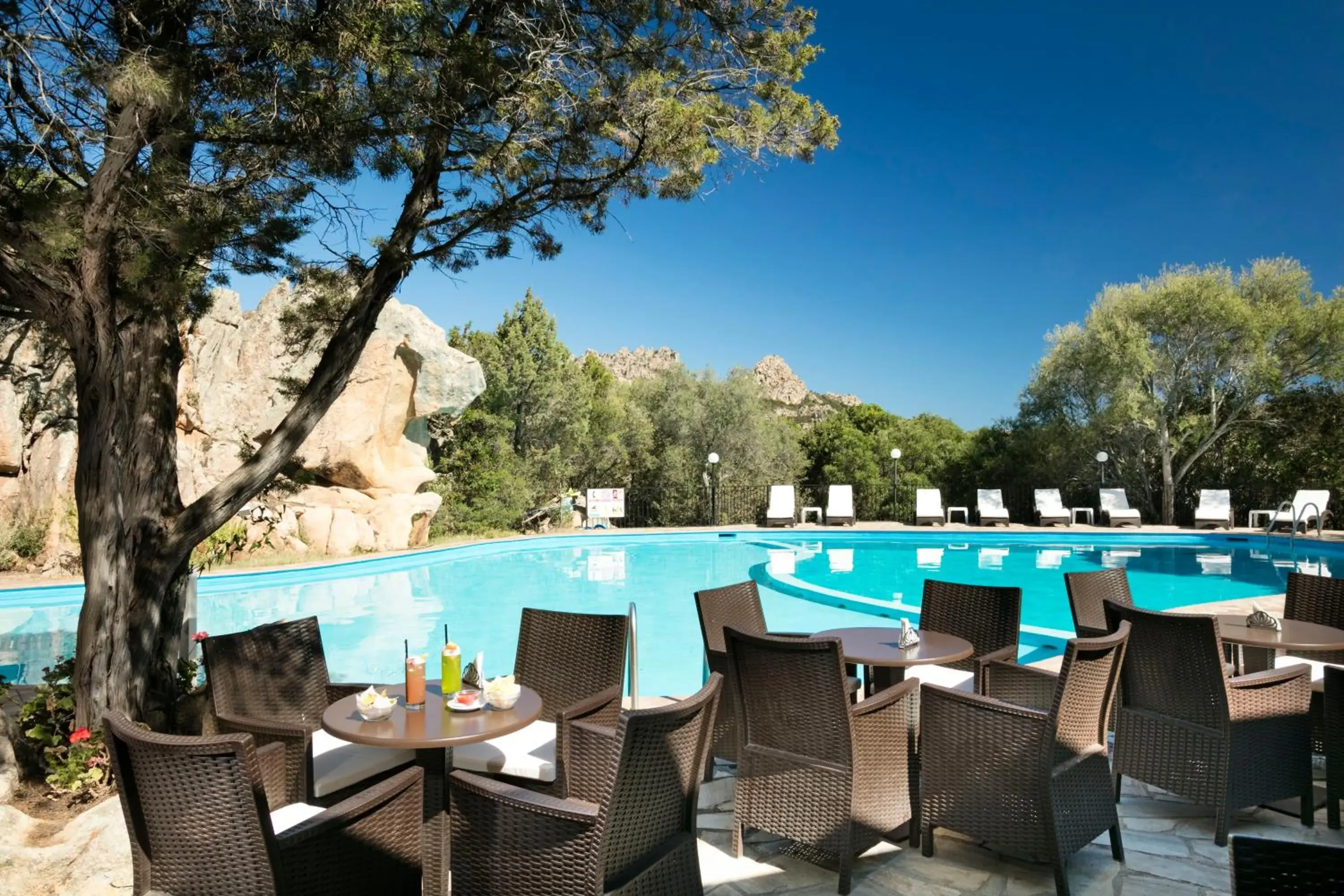 Swimming Pool in Hotel Rocce Sarde