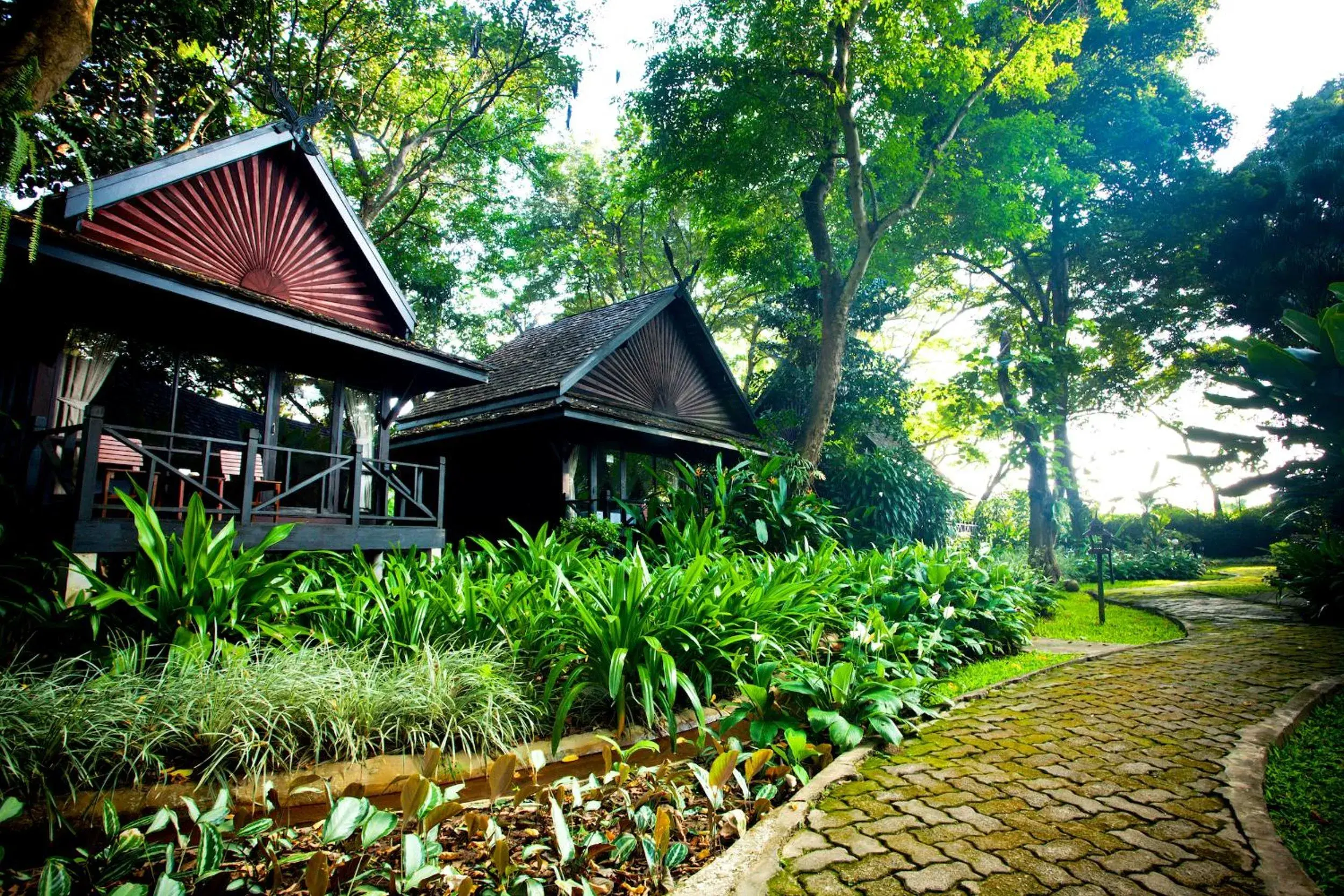 Decorative detail, Property Building in Lampang River Lodge (SHA Certified)