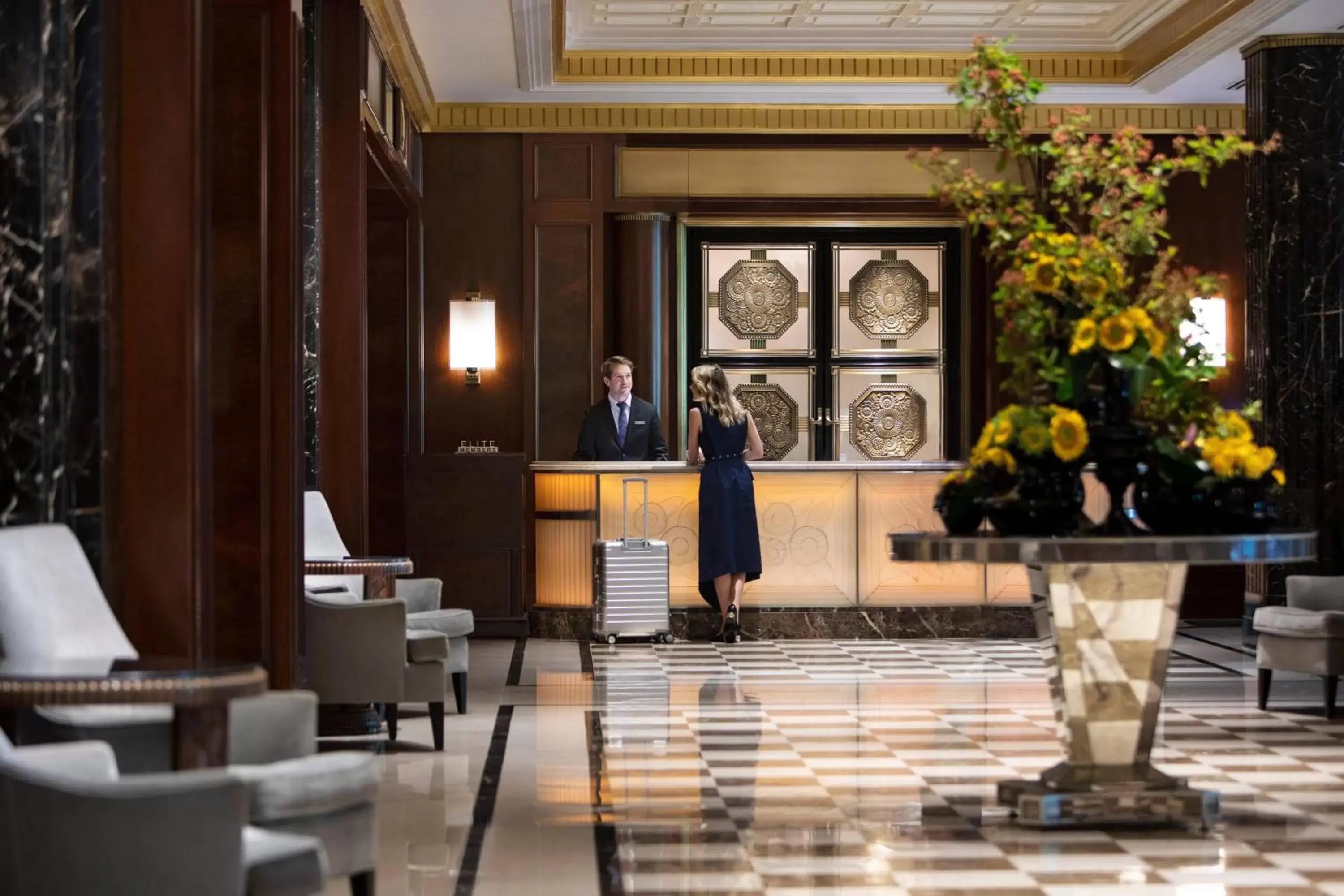 Lobby or reception, Lobby/Reception in JW Marriott Essex House New York