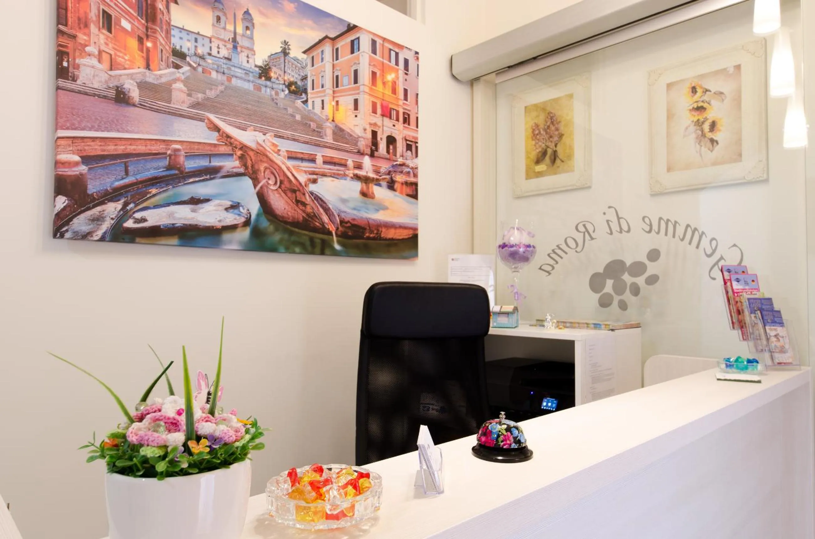 Lobby or reception in Gemme Di Roma Accomodation