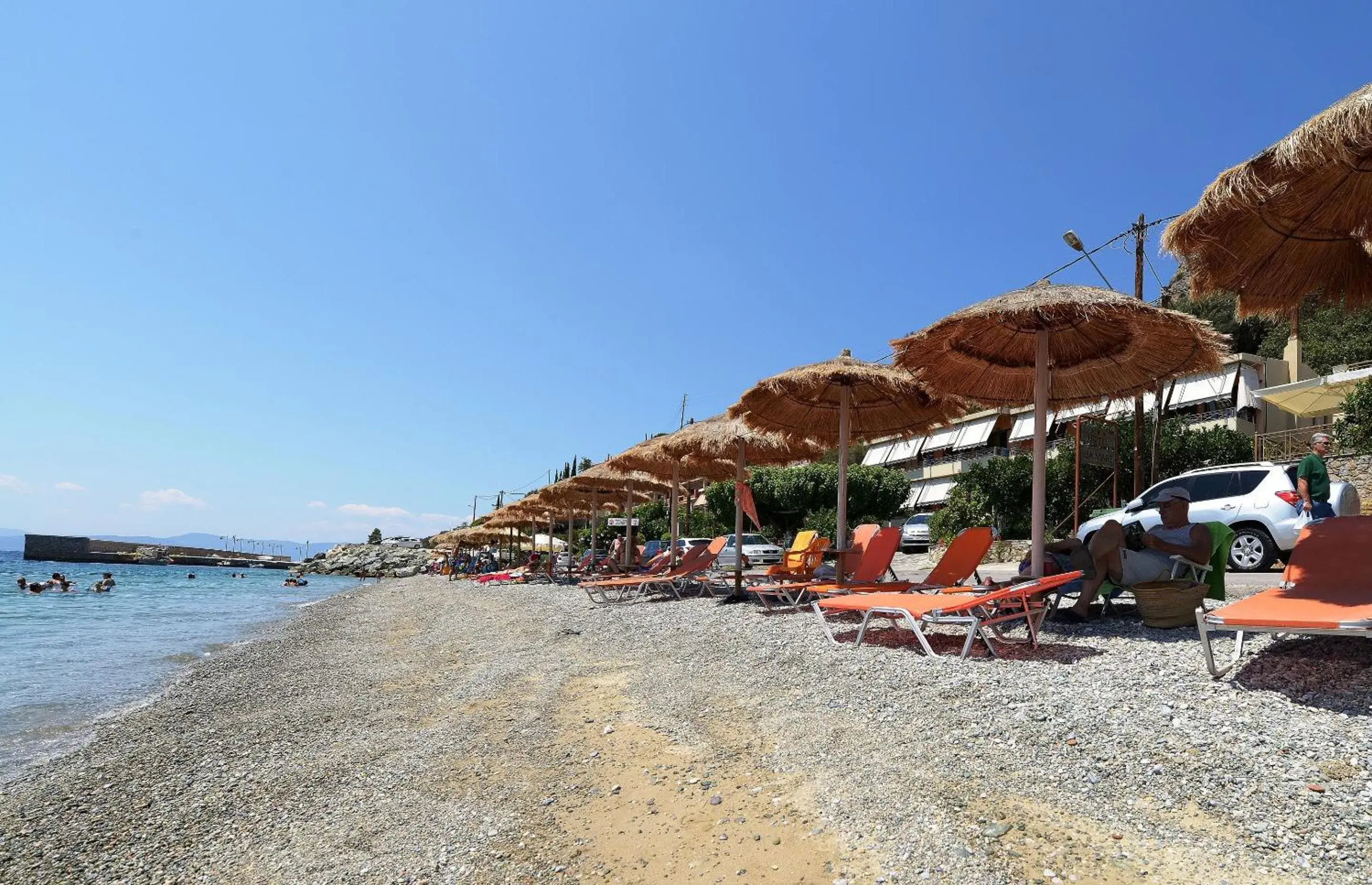 Day, Beach in Ilia Mare