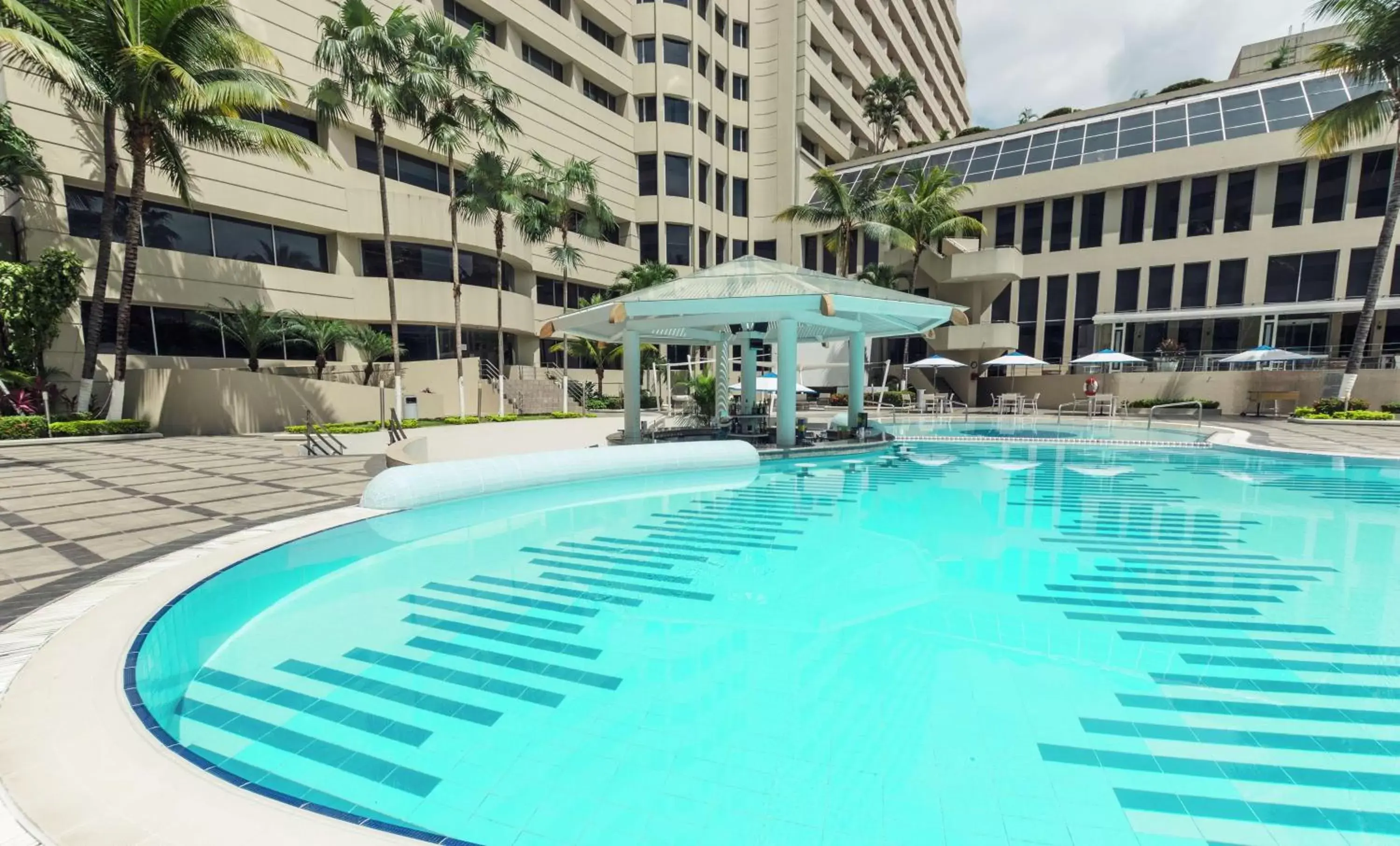 Pool view, Swimming Pool in Hilton Colon Guayaquil Hotel