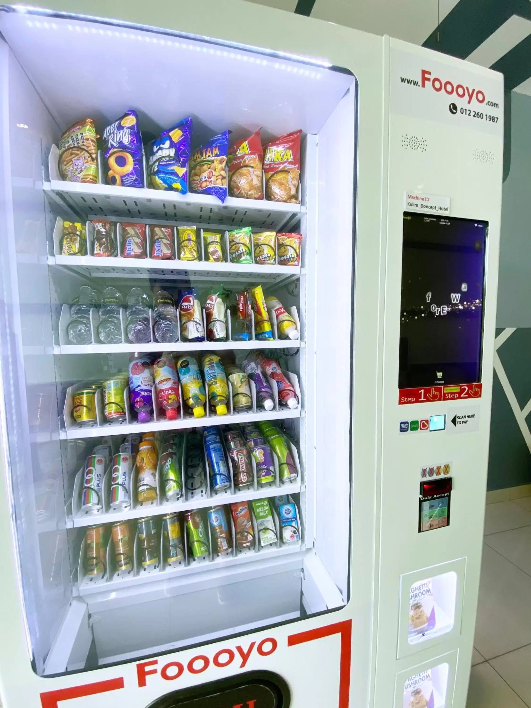 vending machine in D'concept Hotel Kulim