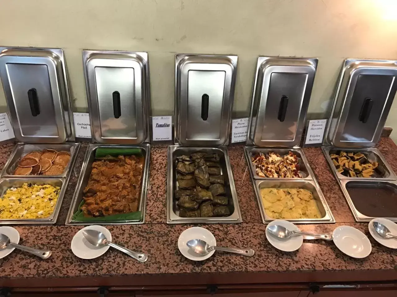 Food in Hotel Maria Victoria Xalapa