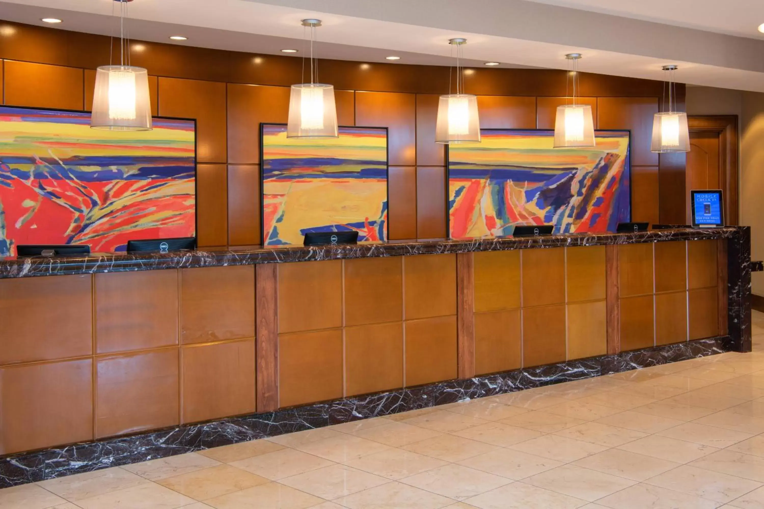 Lobby or reception in Fremont Marriott Silicon Valley