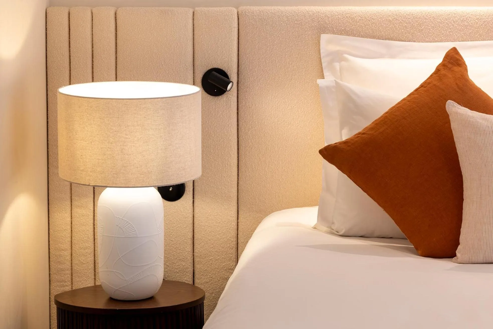 Bed in Hotel Chavanel