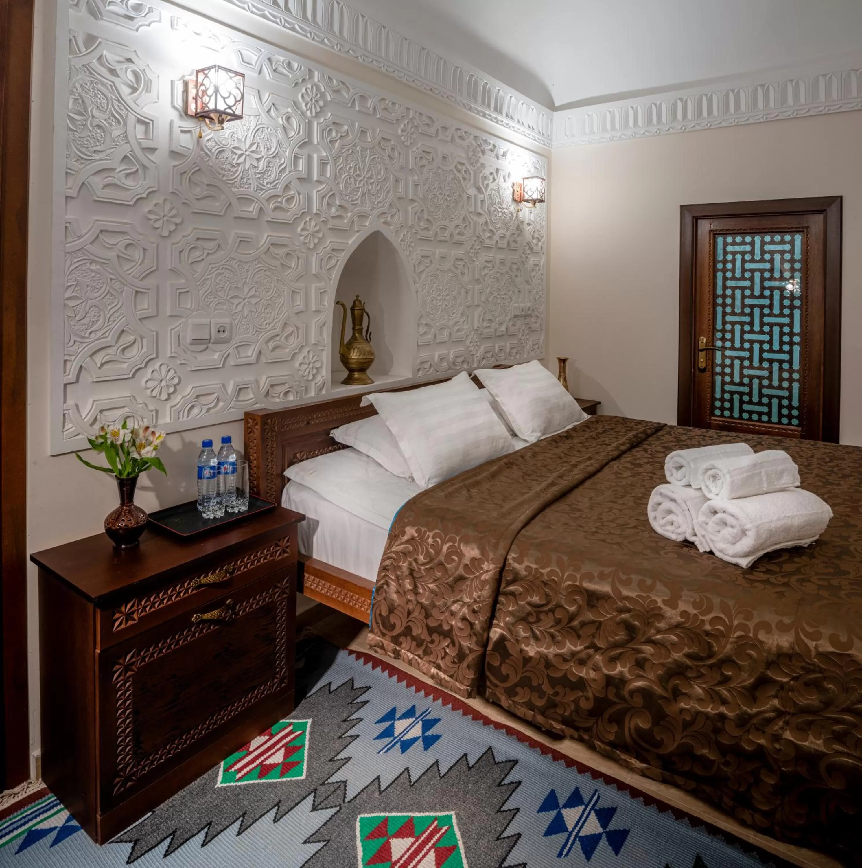 Bed in New Star Boutique hotel - madrasah Muhammad Mahram 1903