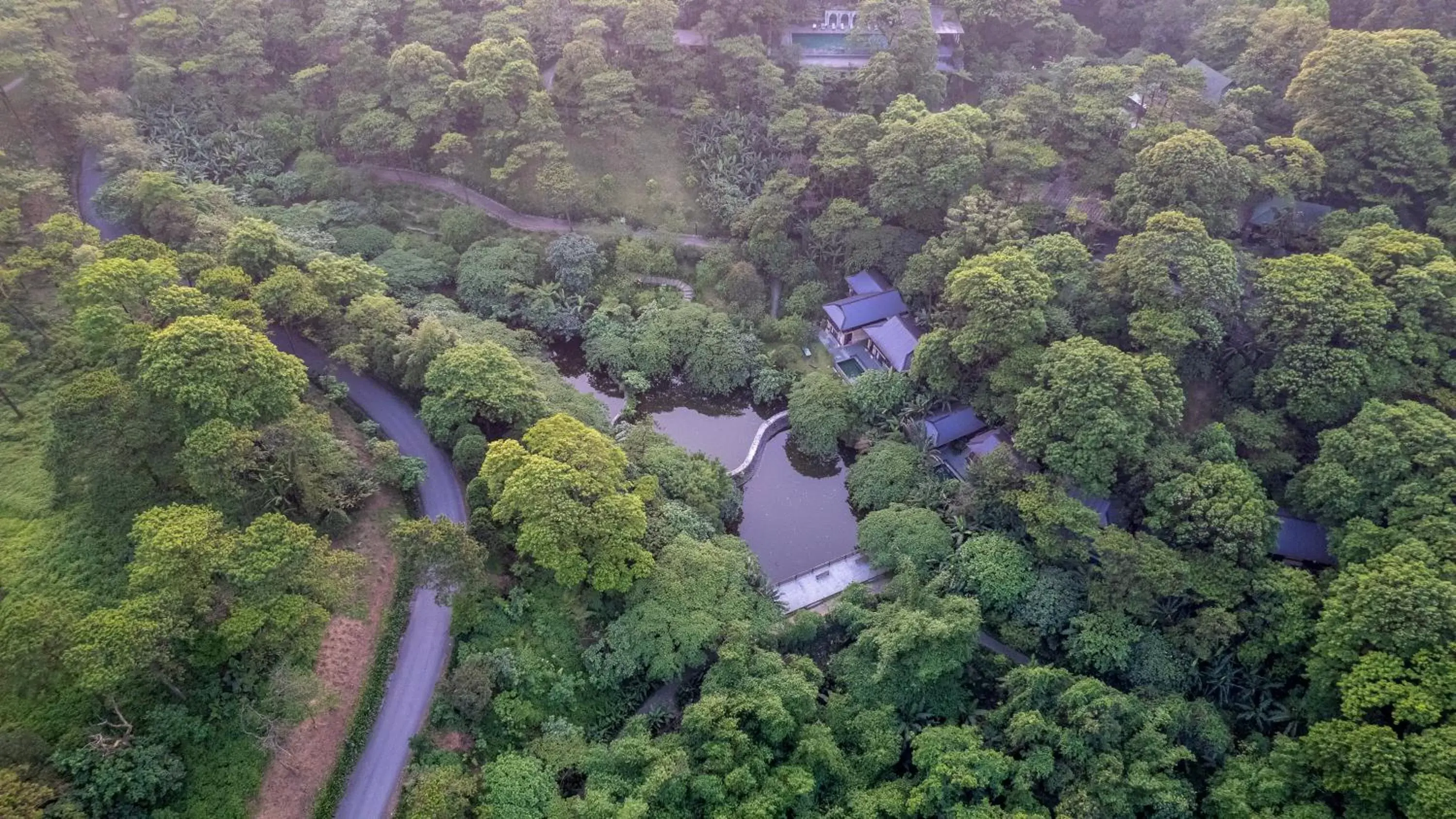 Natural landscape, Bird's-eye View in Melia Ba Vi Mountain Retreat