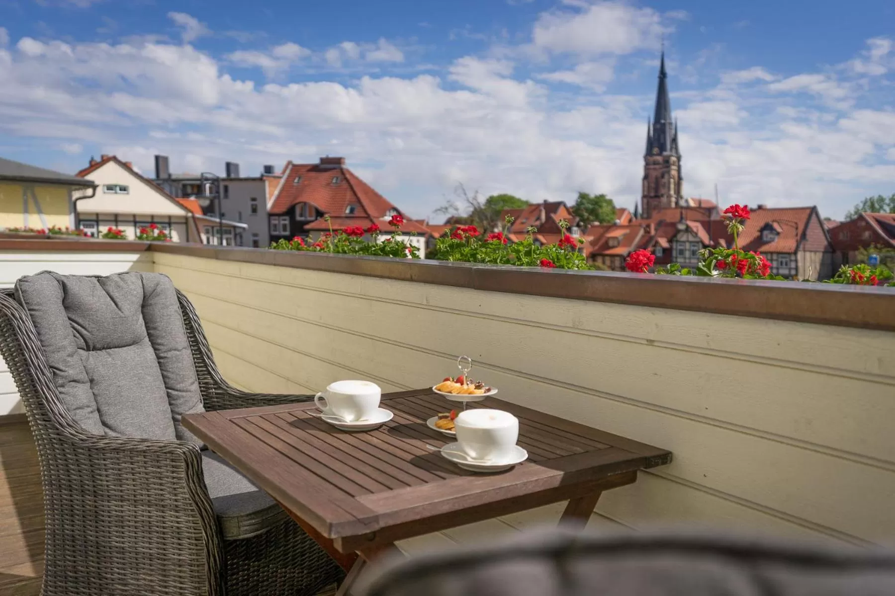 Balcony/Terrace in Boutiquehotel Schloßpalais
