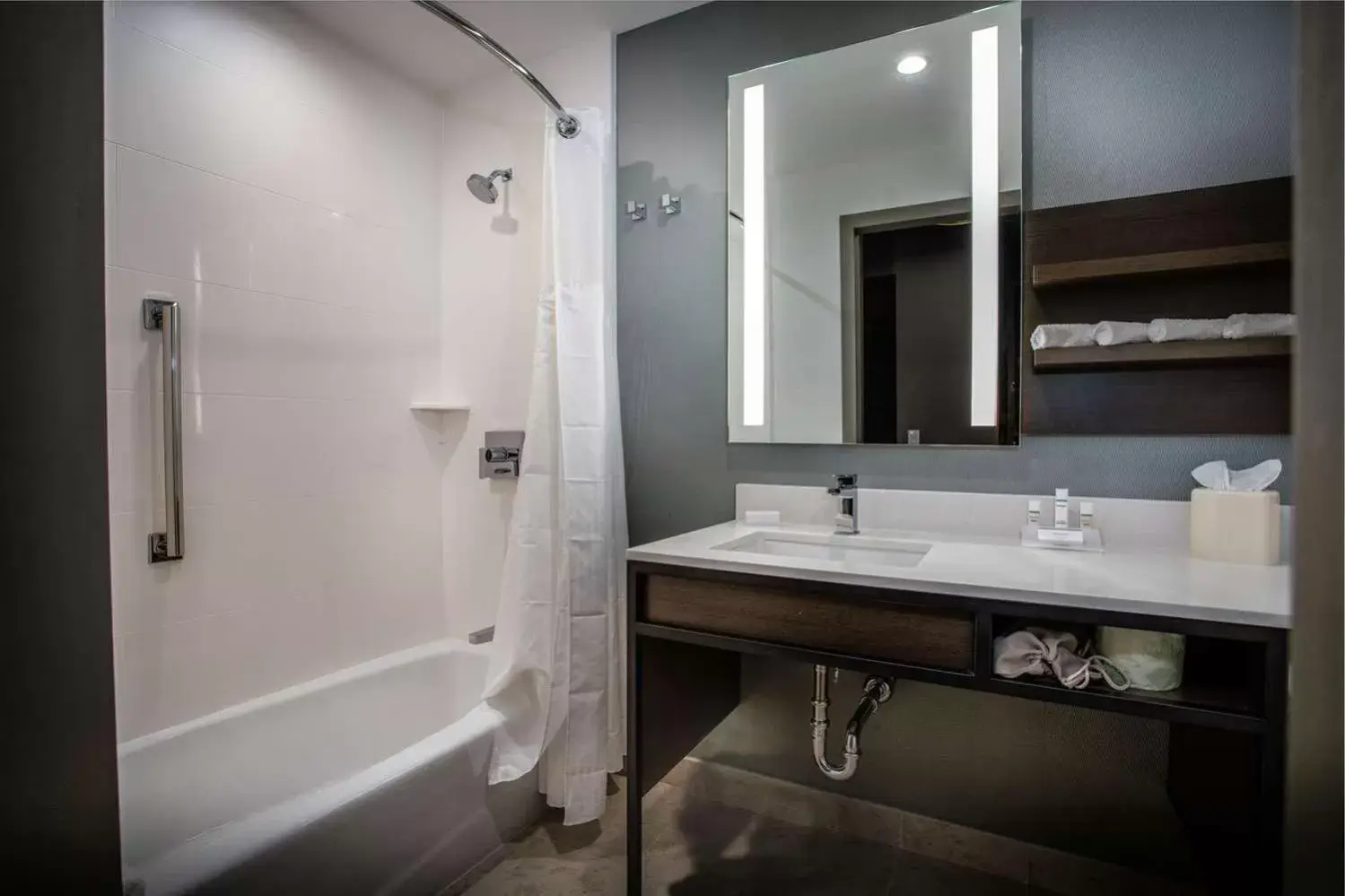 Bath, Bathroom in Hilton Garden Inn West Palm Beach I95 Outlets