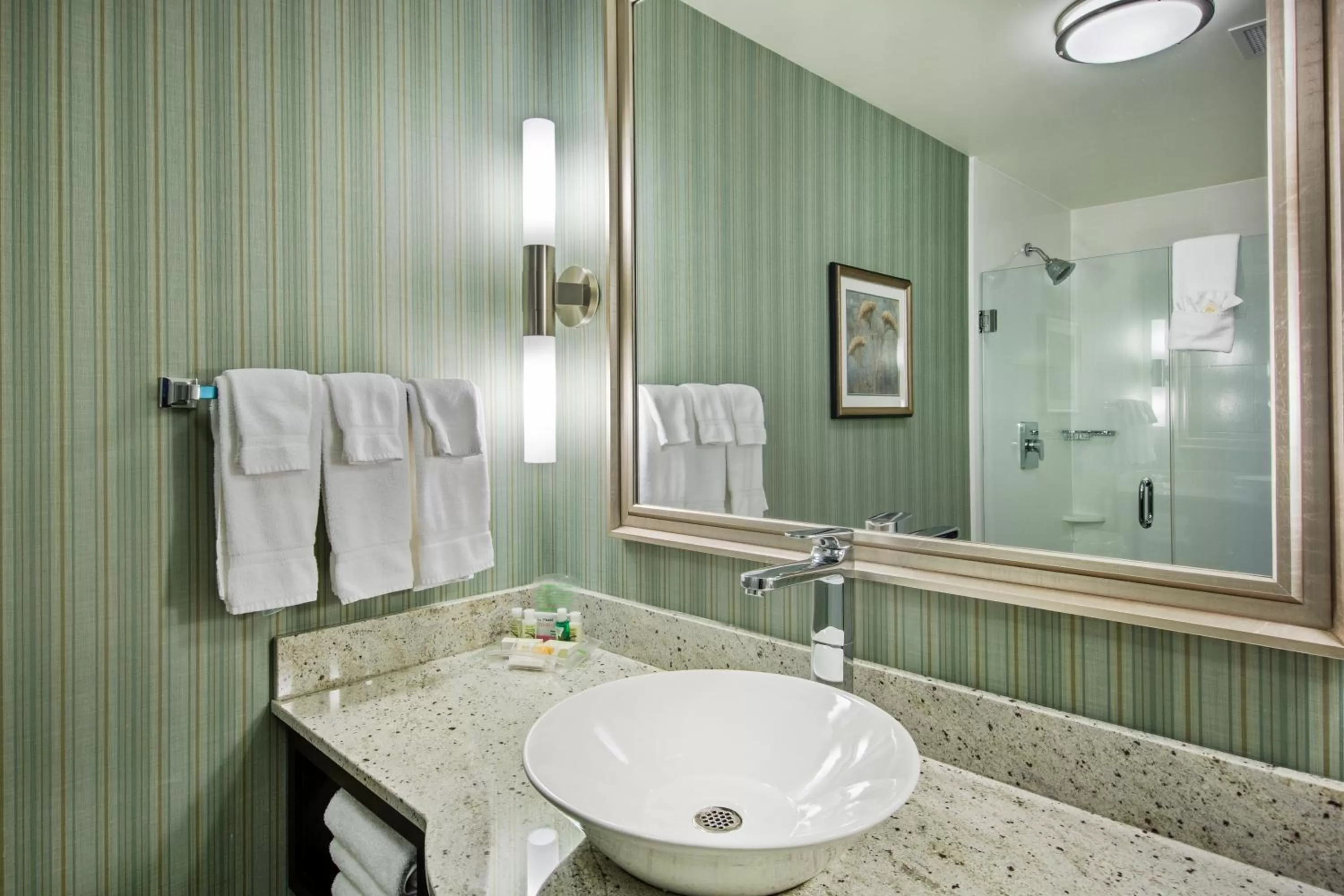 Bathroom in Holiday Inn Saskatoon Downtown by IHG