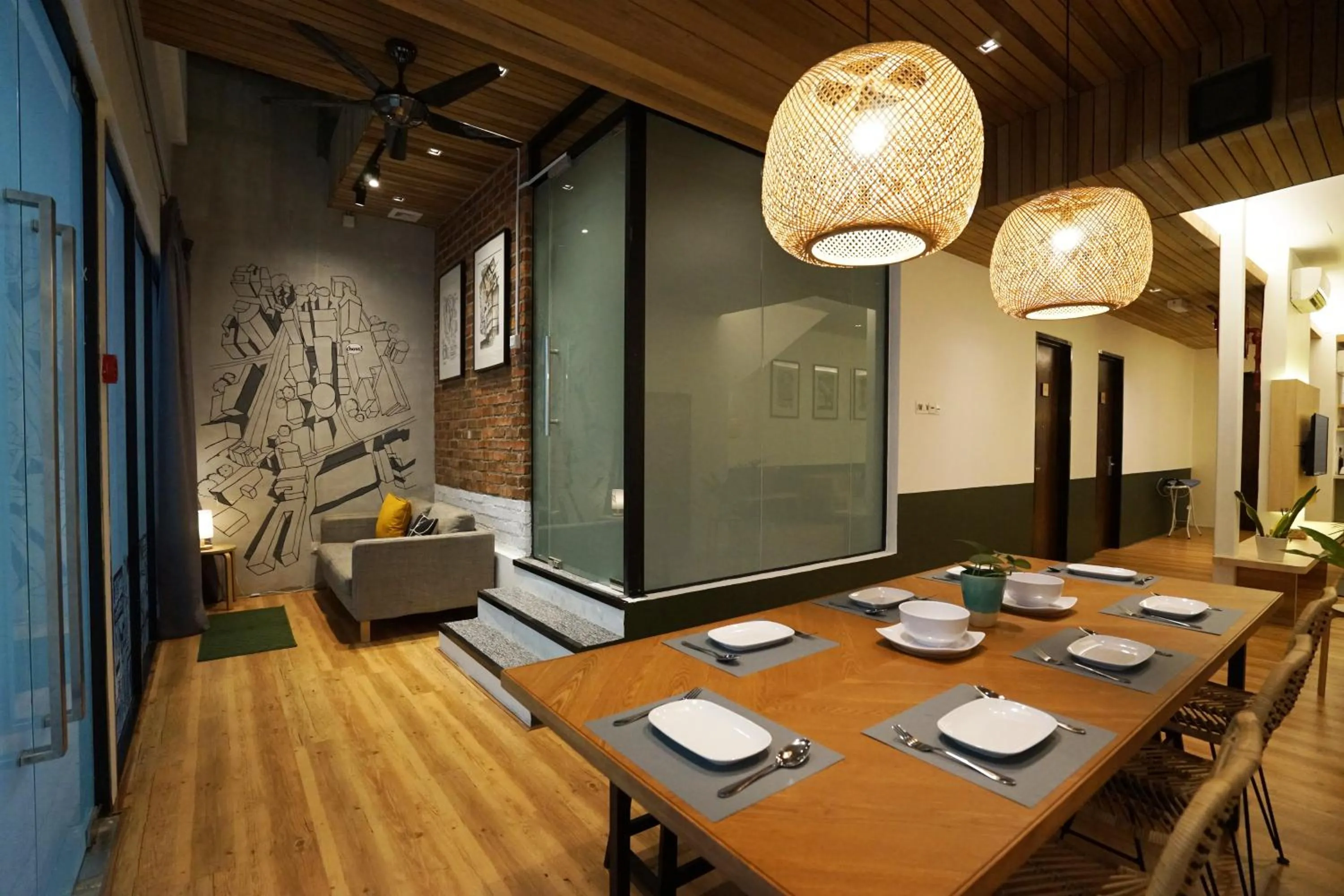 Dining area in Chaos Boutique Hotel Kuala Lumpur