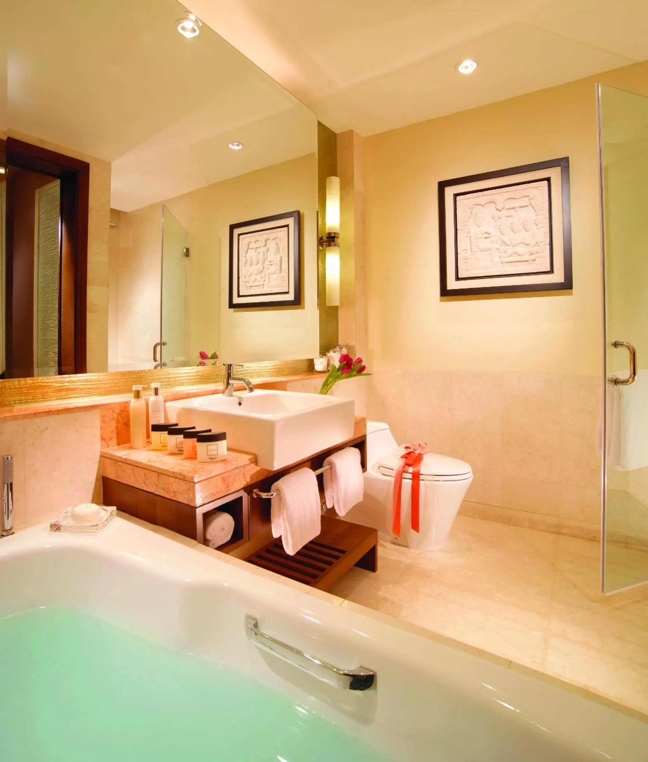 Bathroom in Oakwood Premier Cozmo Jakarta